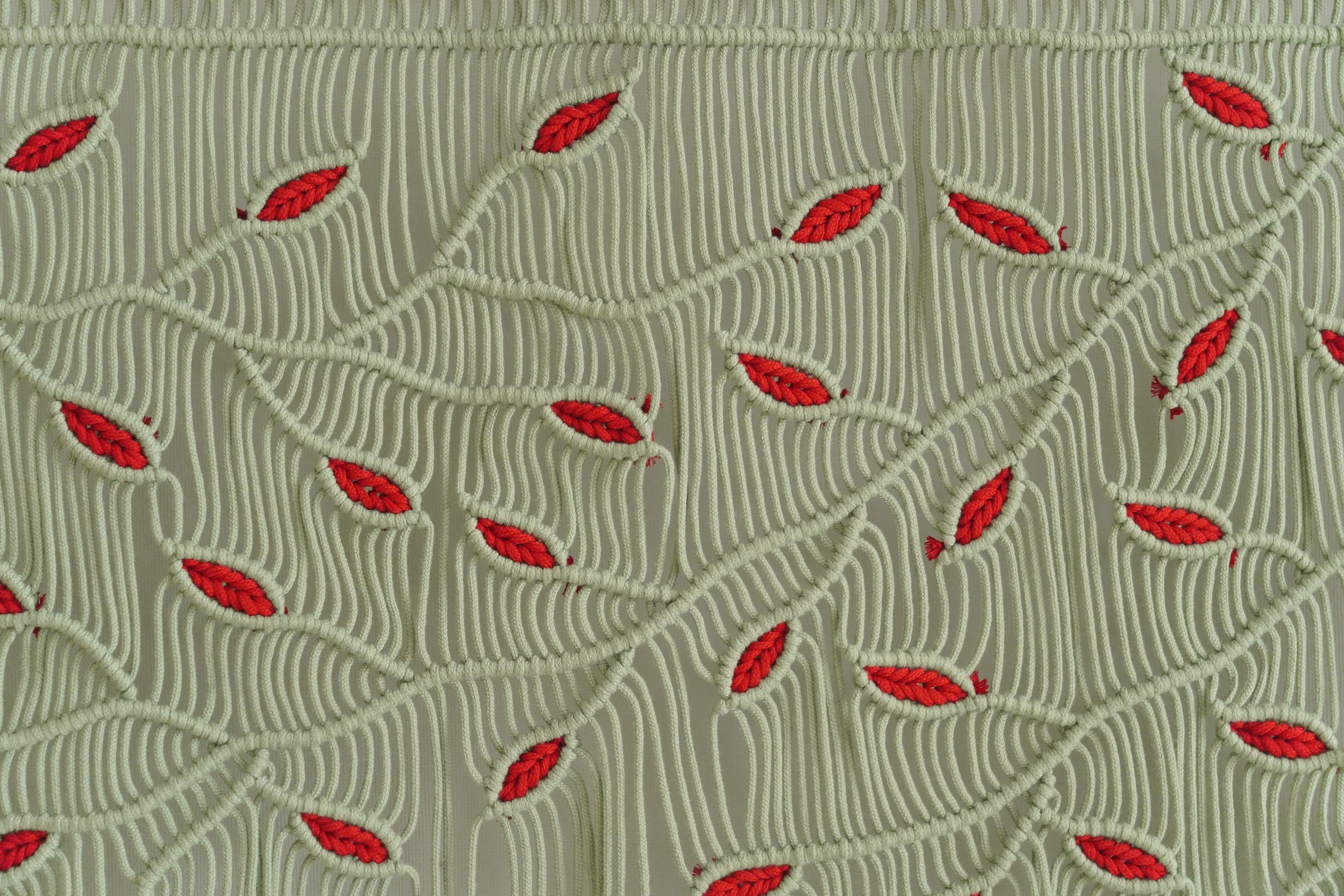 Macrame Curtain macrame cord wall hanging for boho home decor C18