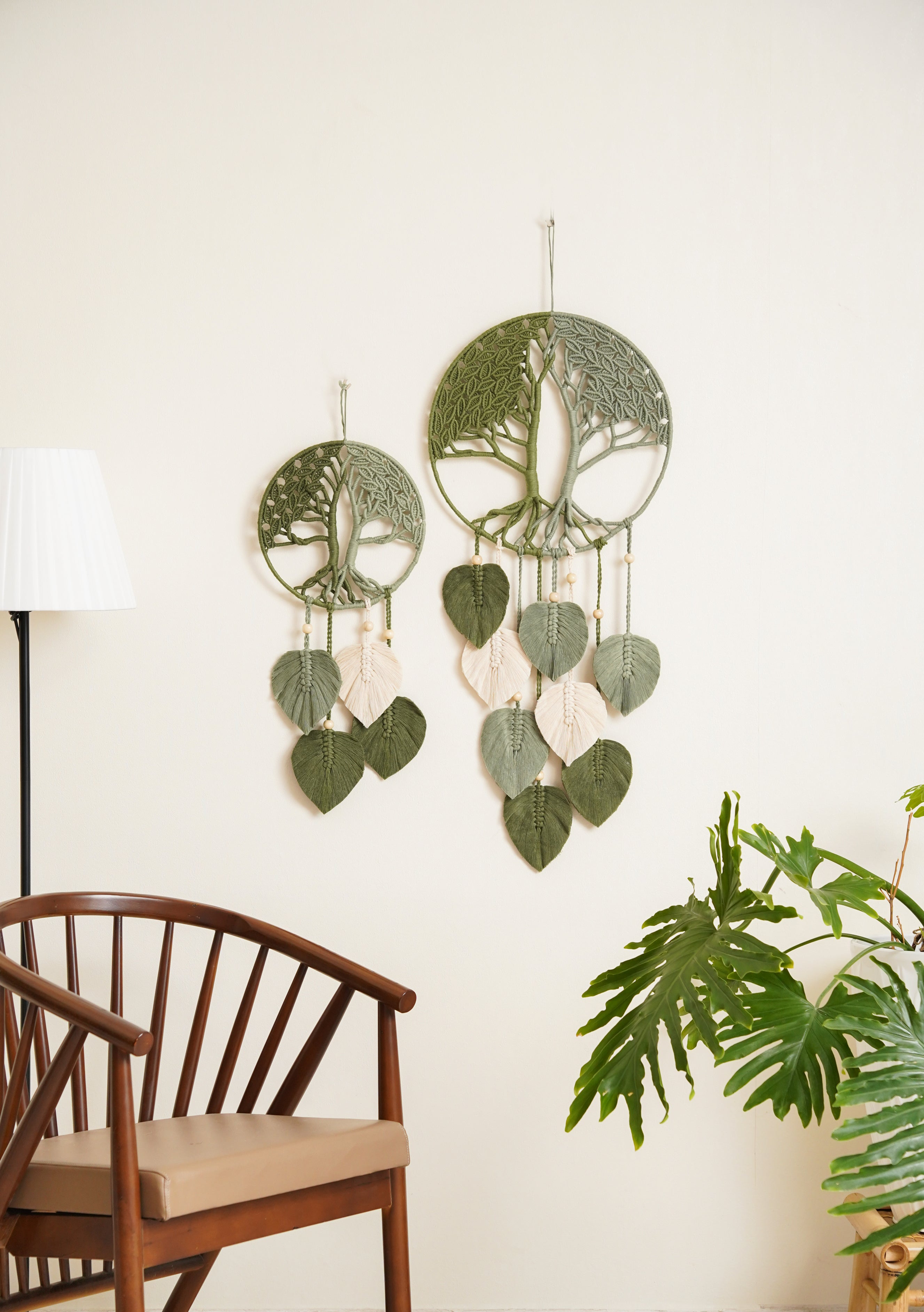 Macrame Tree Of Life Wall Hanging Macrame for Meditation Room Decor W19