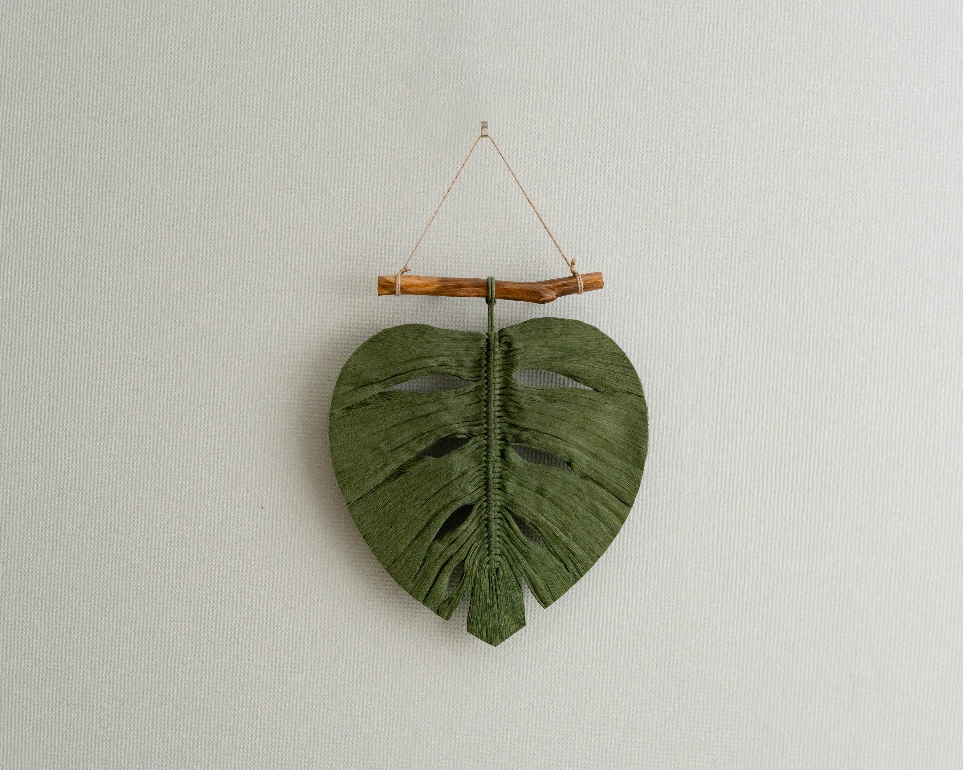 Macrame Leaf Wall Hanging for Macrame Wall Hanging and Boho Decor L41