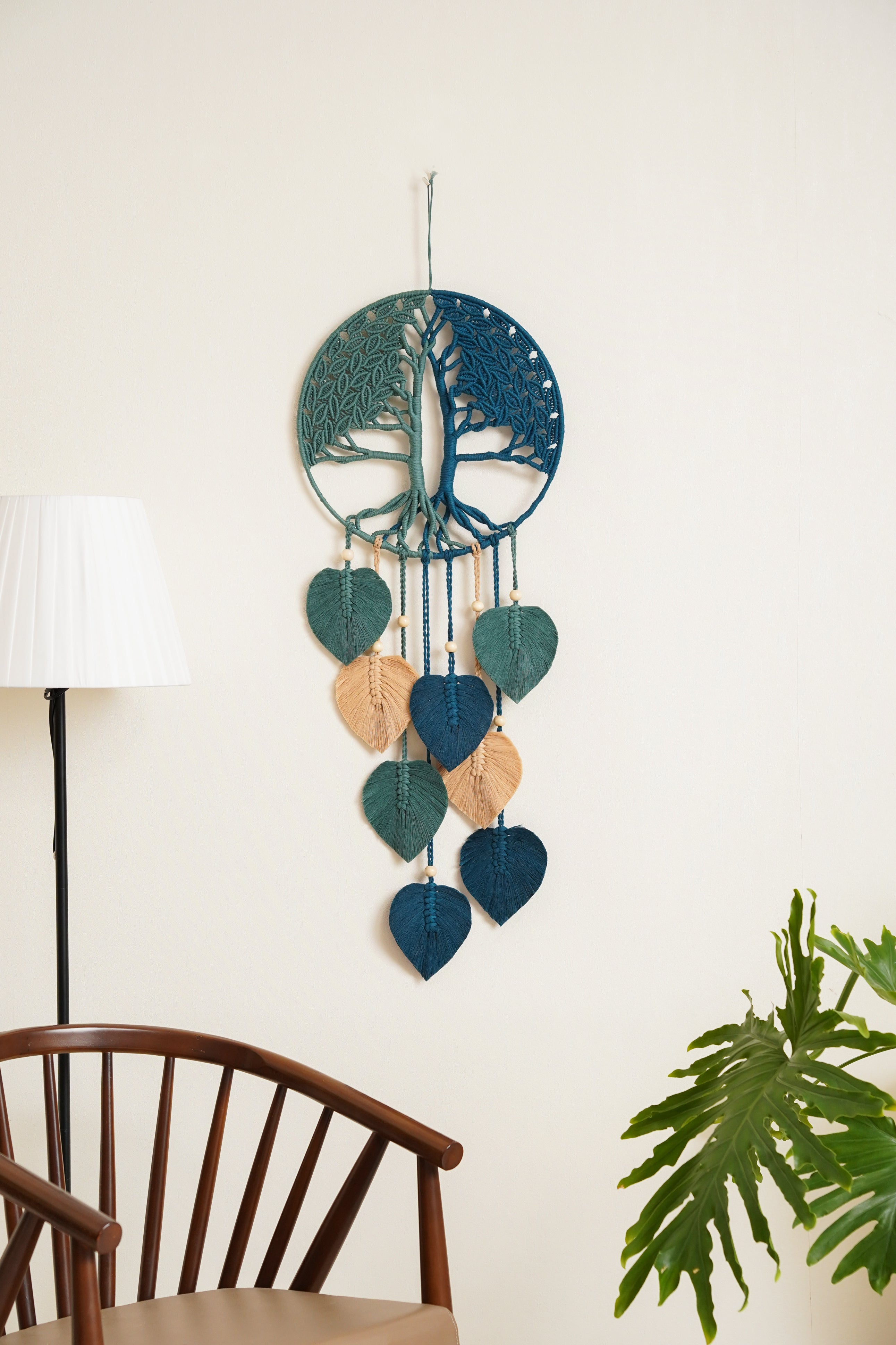 Macrame Tree Of Life Wall Hanging Macrame for Meditation Room Decor W19