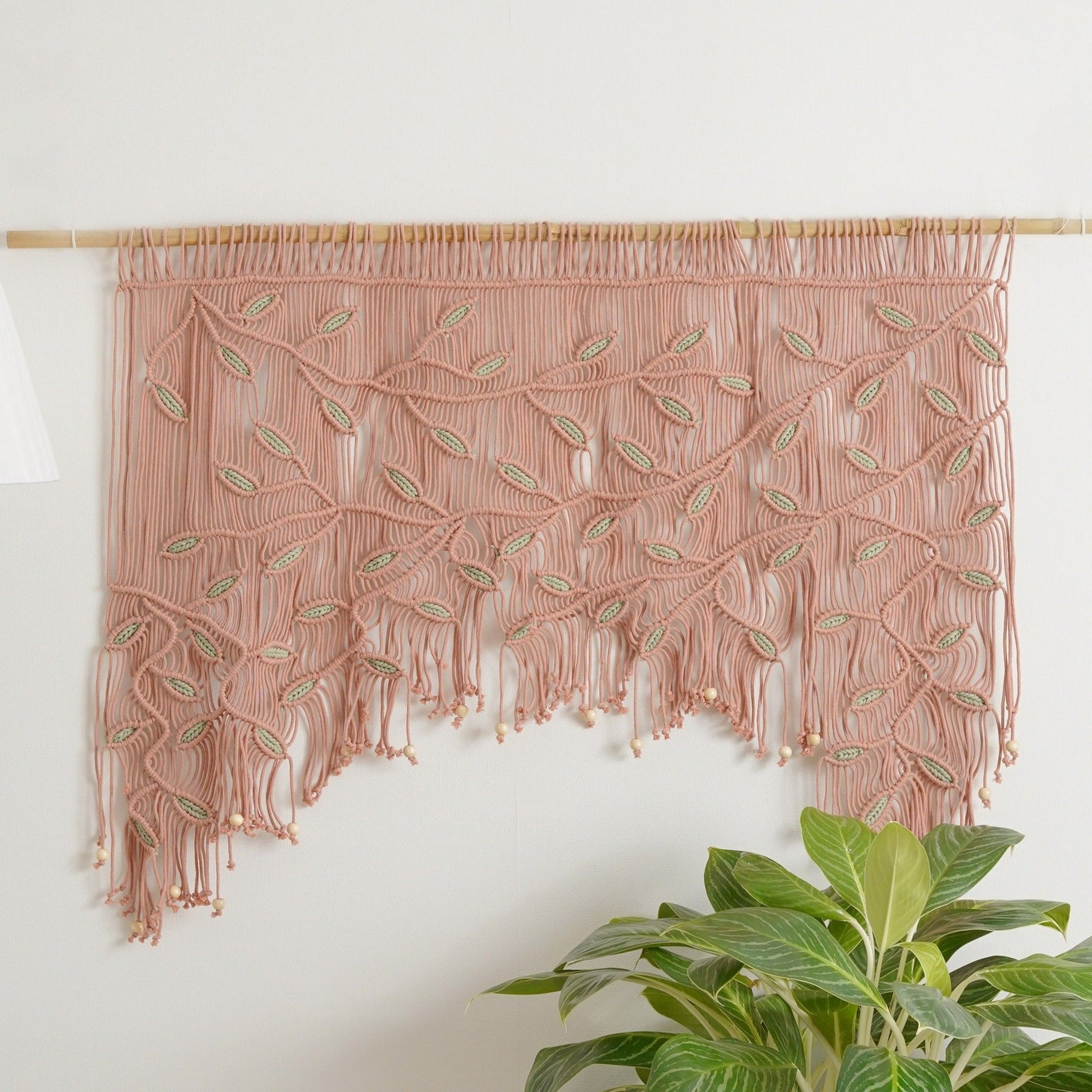 Macrame Curtain macrame cord for boho wall decor and minimalist style C18