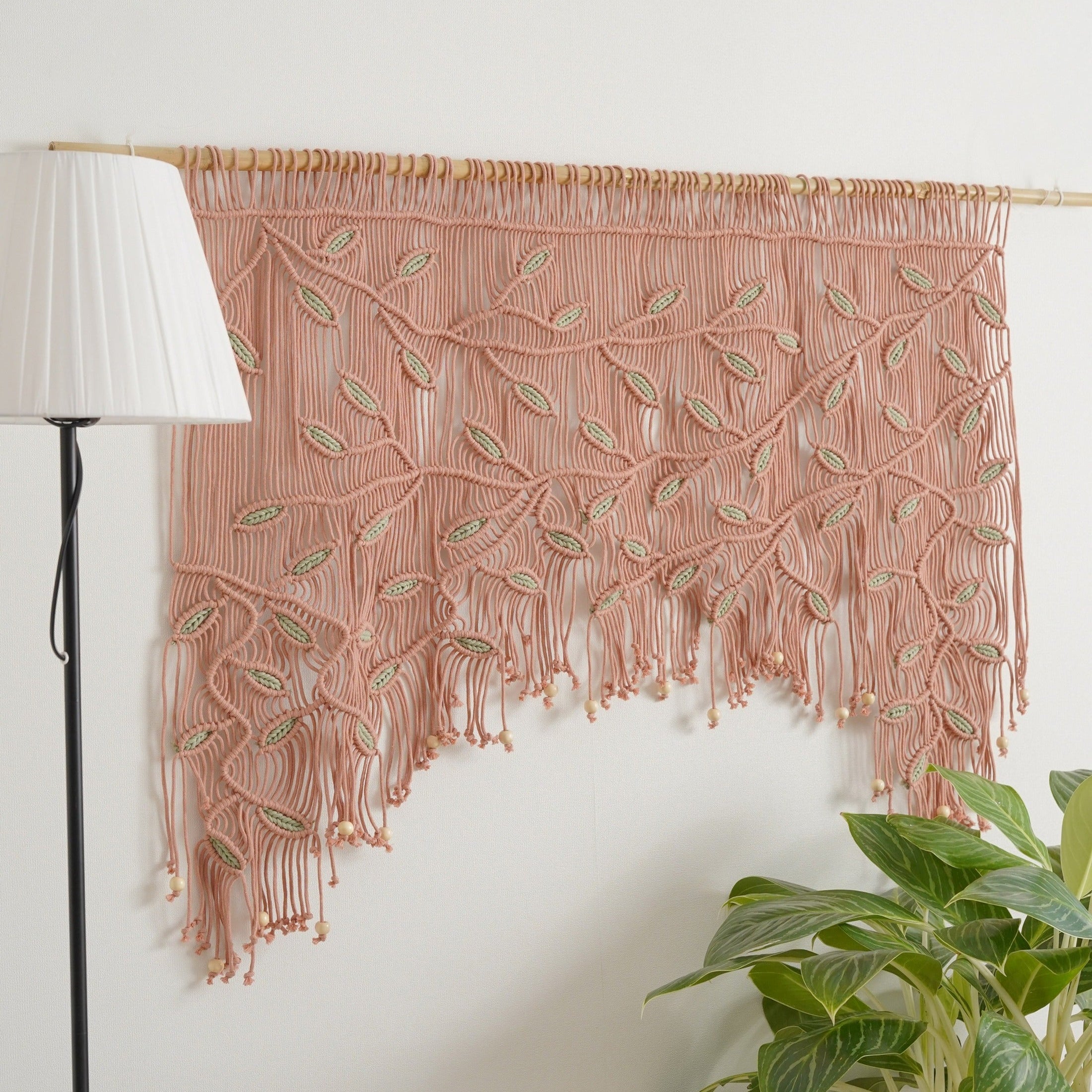 Macrame Curtain macrame cord for boho wall decor and minimalist style C18