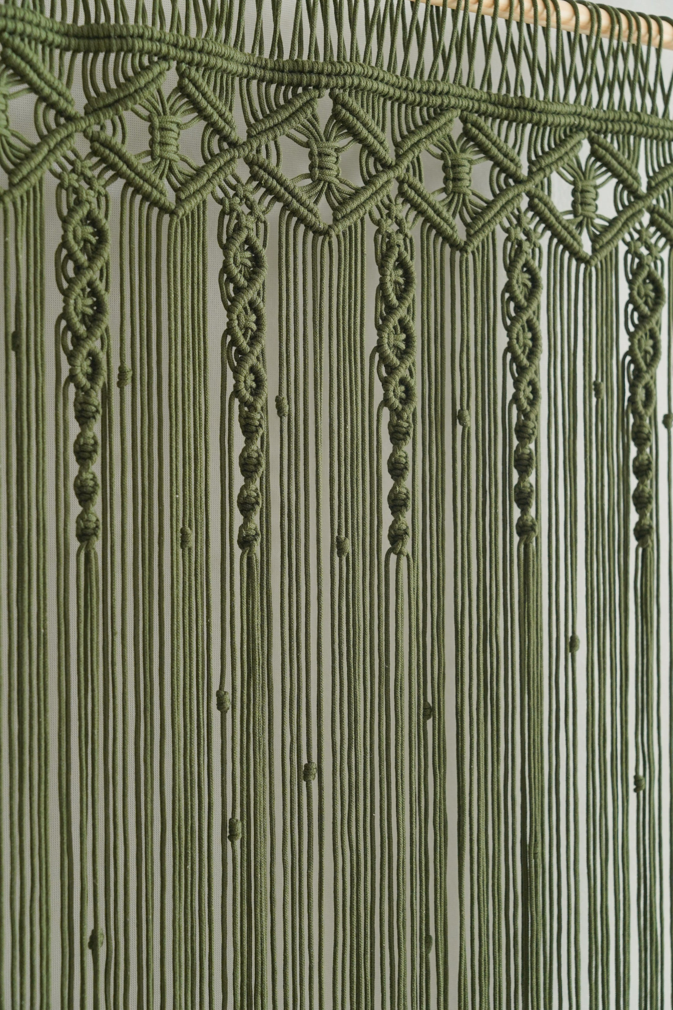 Macrame Curtain macrame cord for boho curtain and wall decor C06