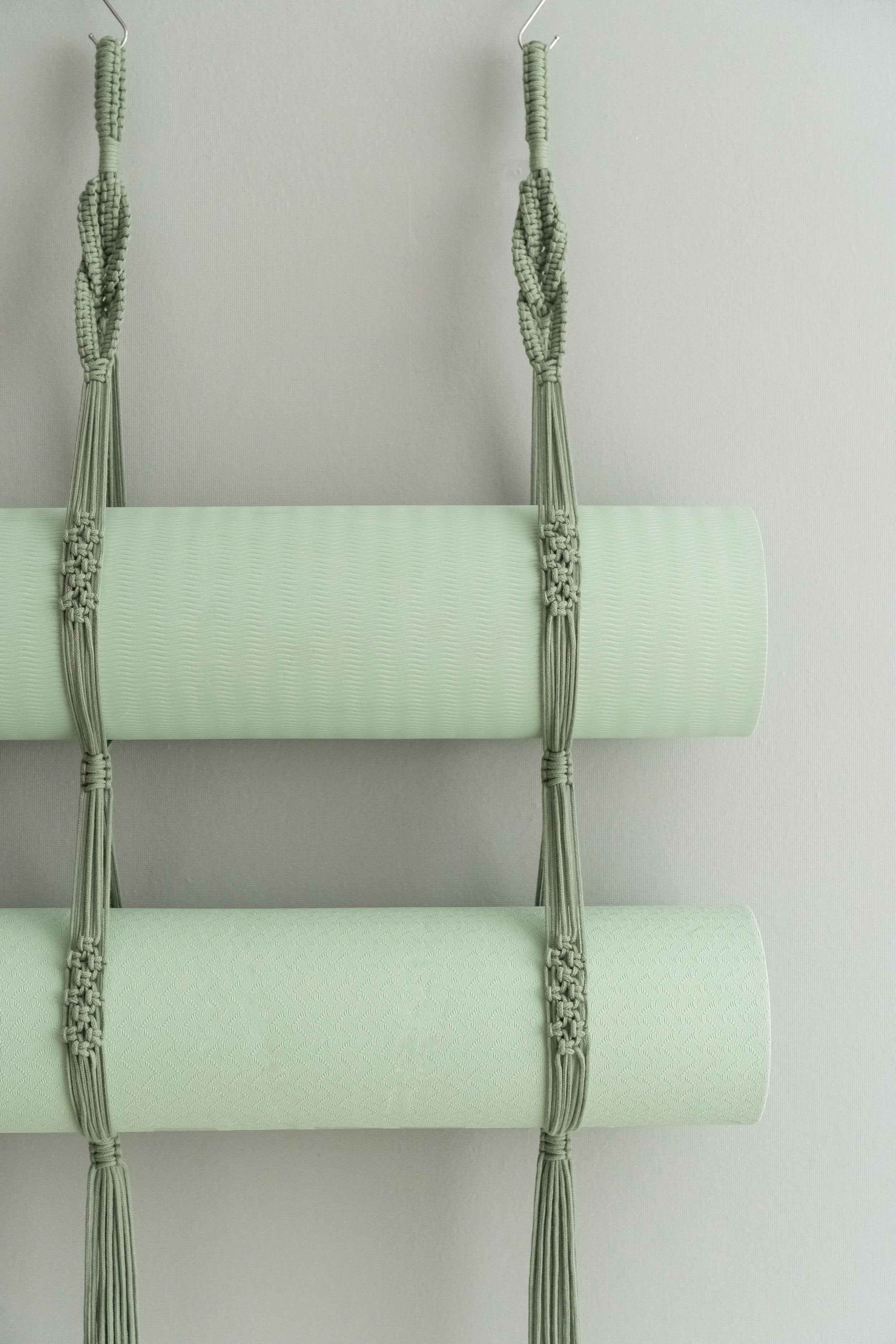 Macrame Yoga Mat Holder for Yoga Mat Storage and Home Decor I84