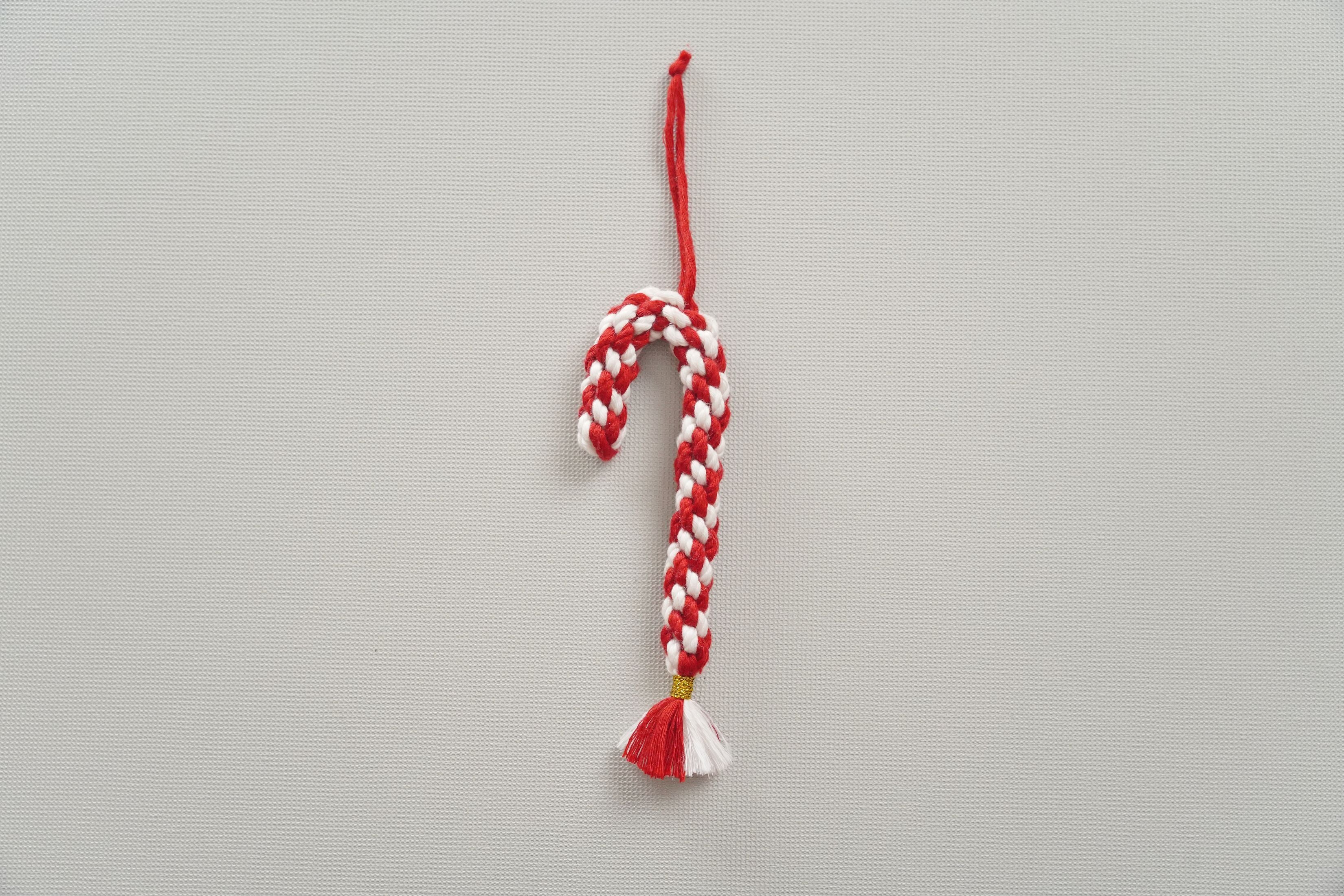 Macrame Christmas Ornament DIY Kit – Handmade Holiday Decor K65