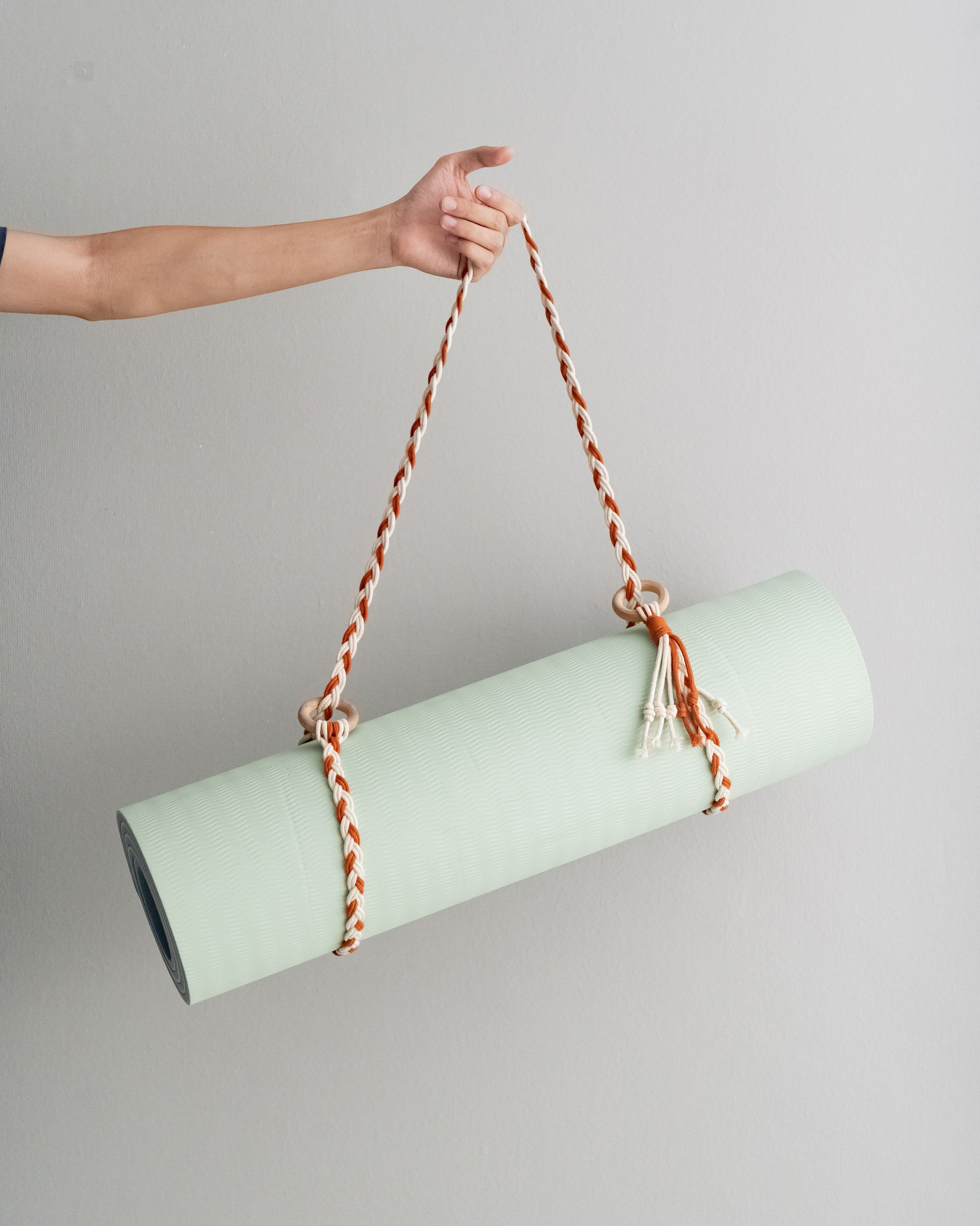 Macrame Yoga Mat Strap for Boho Home Decor and Yoga Mat Carrier