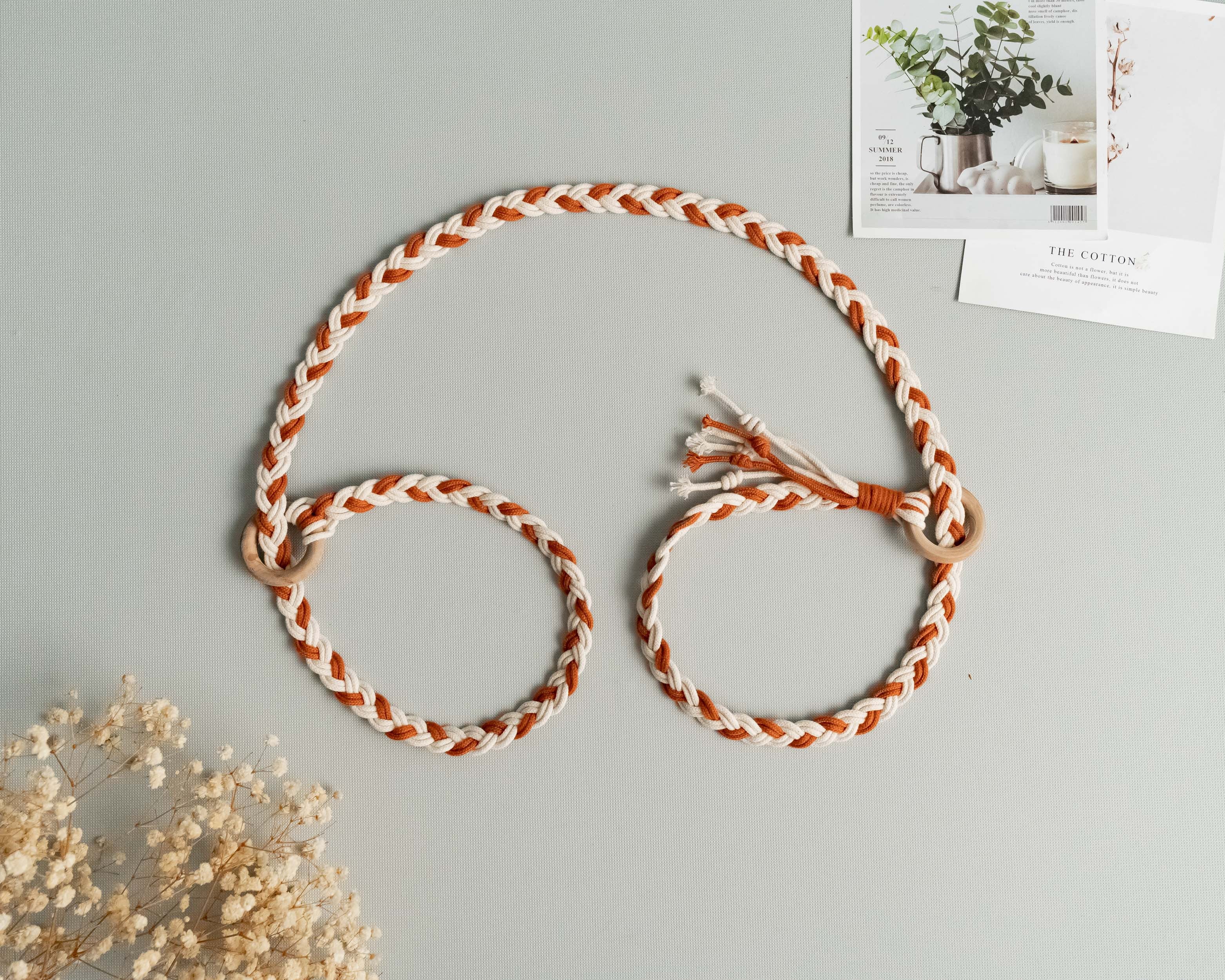 Macrame Yoga Mat Strap for Boho Home Decor and Yoga Mat Carrier