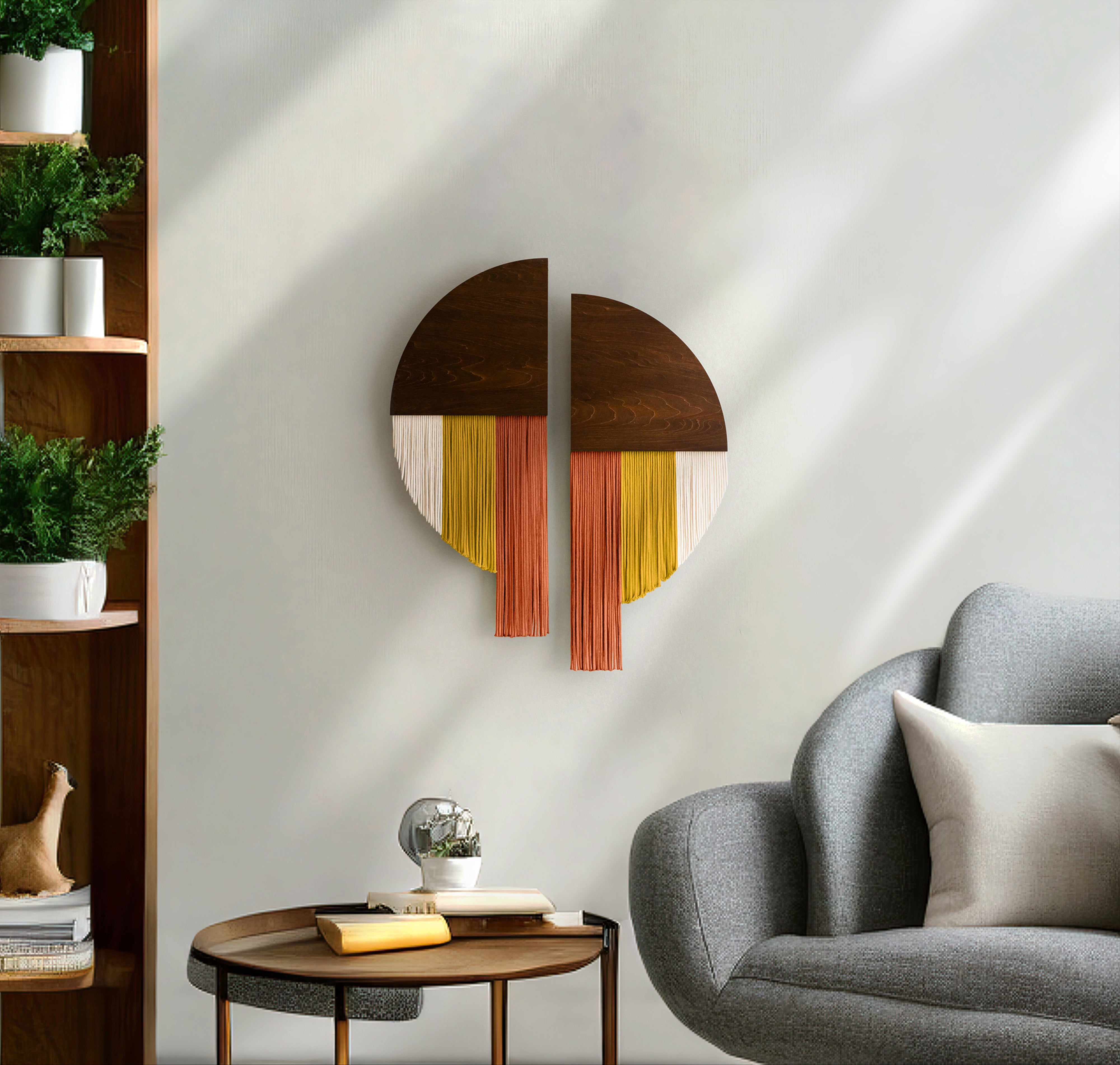 Soulmate Macrame Wall Hanging wall hanging decor for handmade fiber art V65