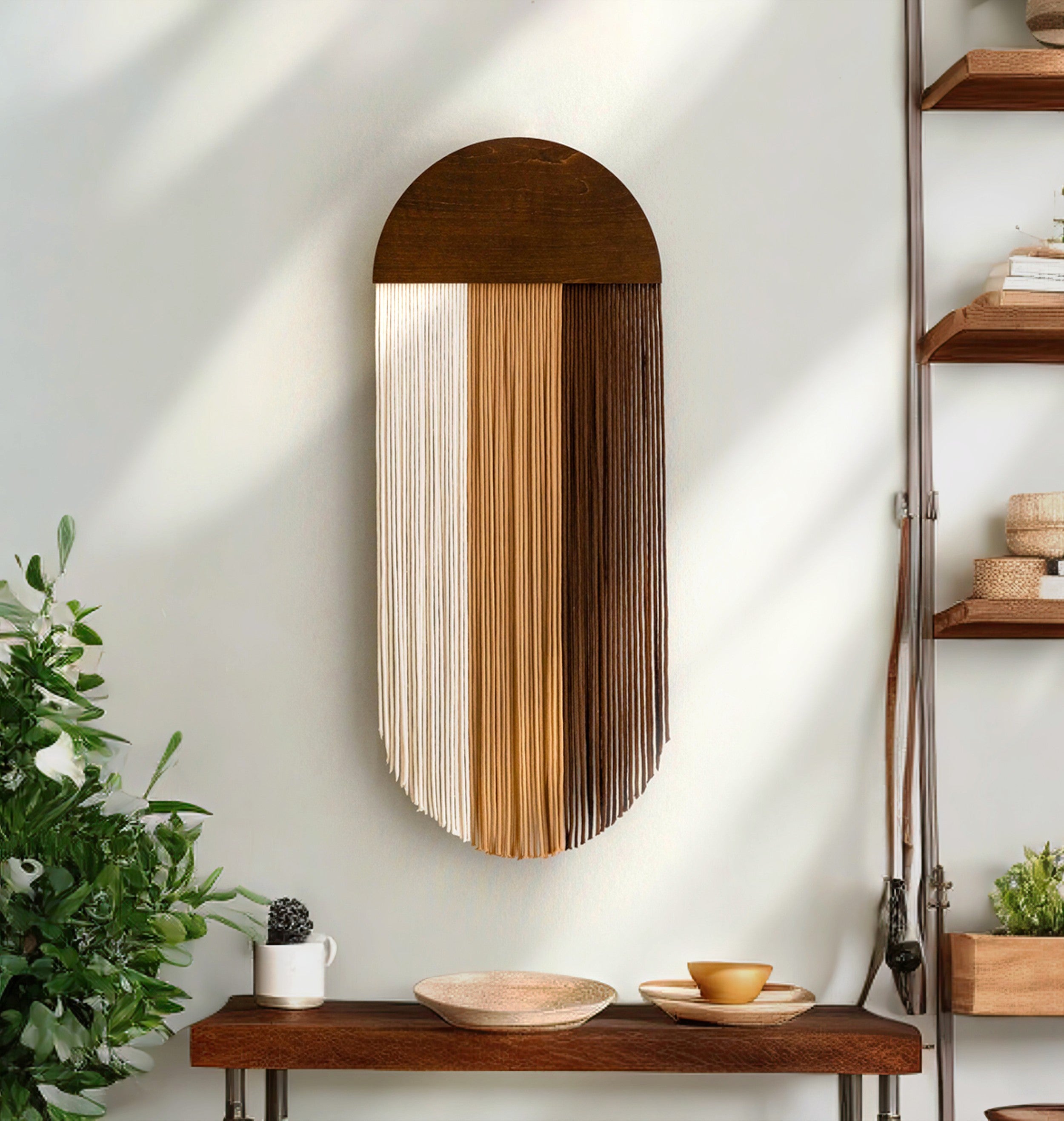 The Octopus macrame cord for boho wall decor and fiber art V61