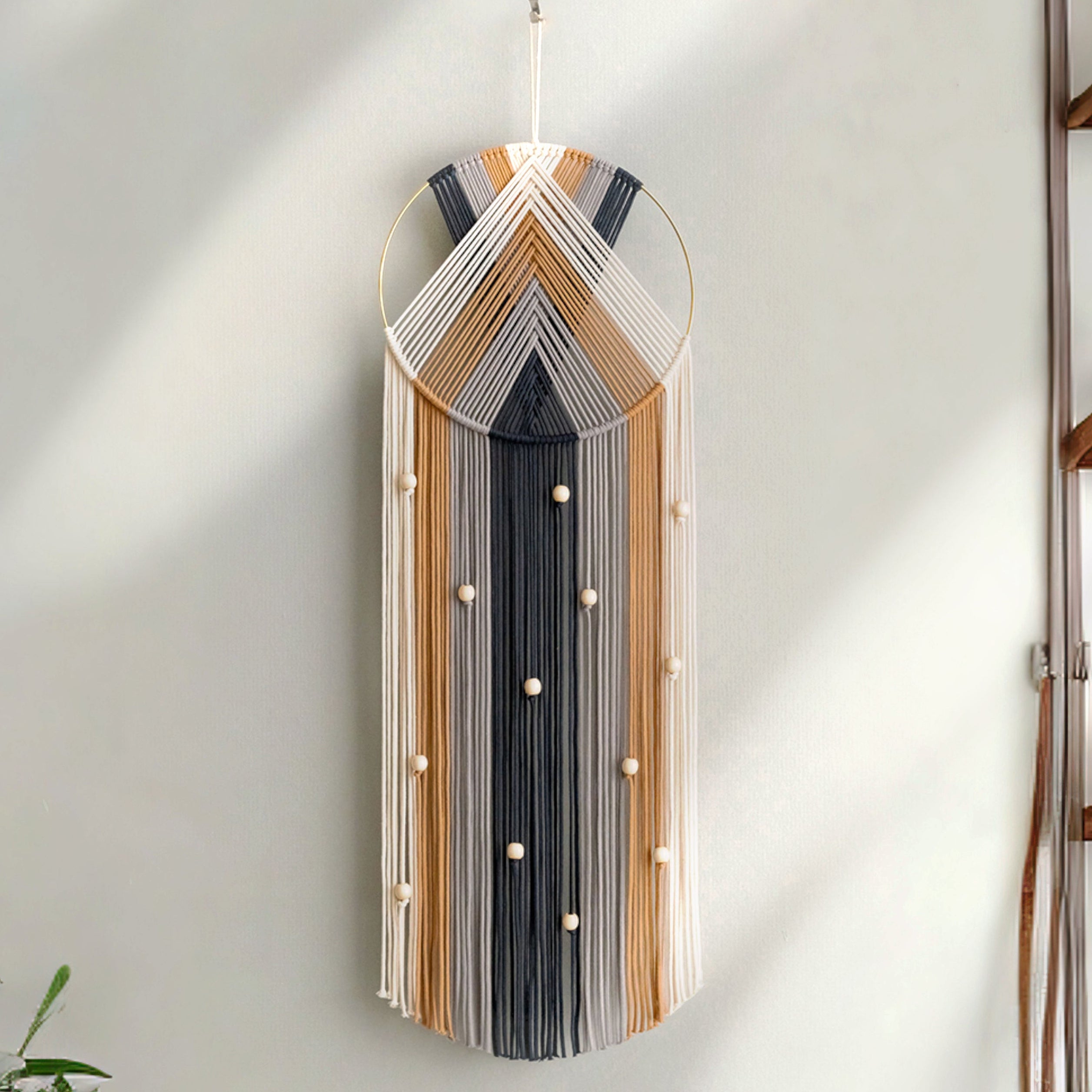 Macrame Dreamcatcher Wall Hanging Macrame for Boho Wall Decor V51