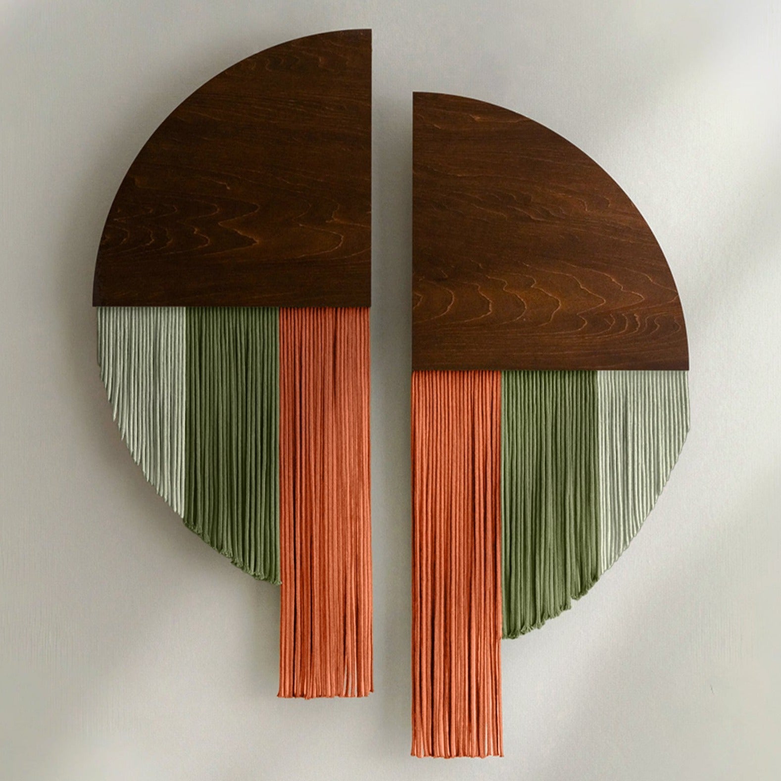 Modern Wall Hanging - Soulmate Wall Hanging in Fiber Art V65