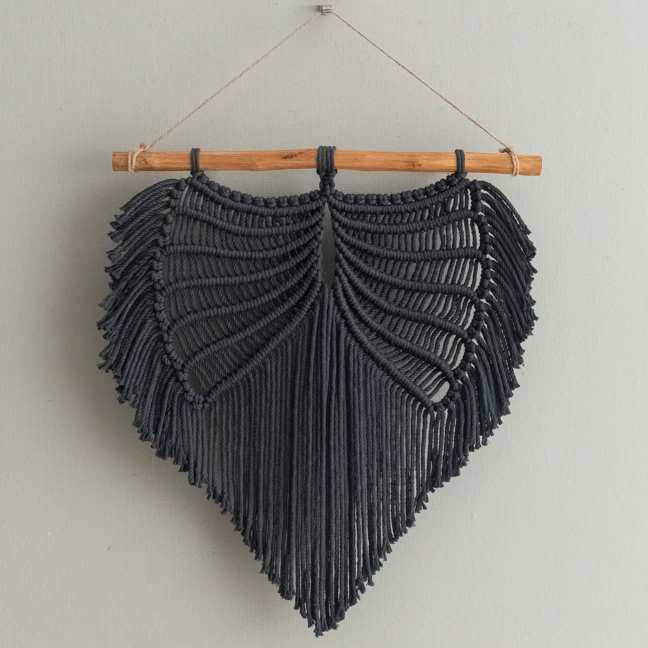 Macrame Wings Wall Hanging Macrame Cord for Gothic Wall Decor U11