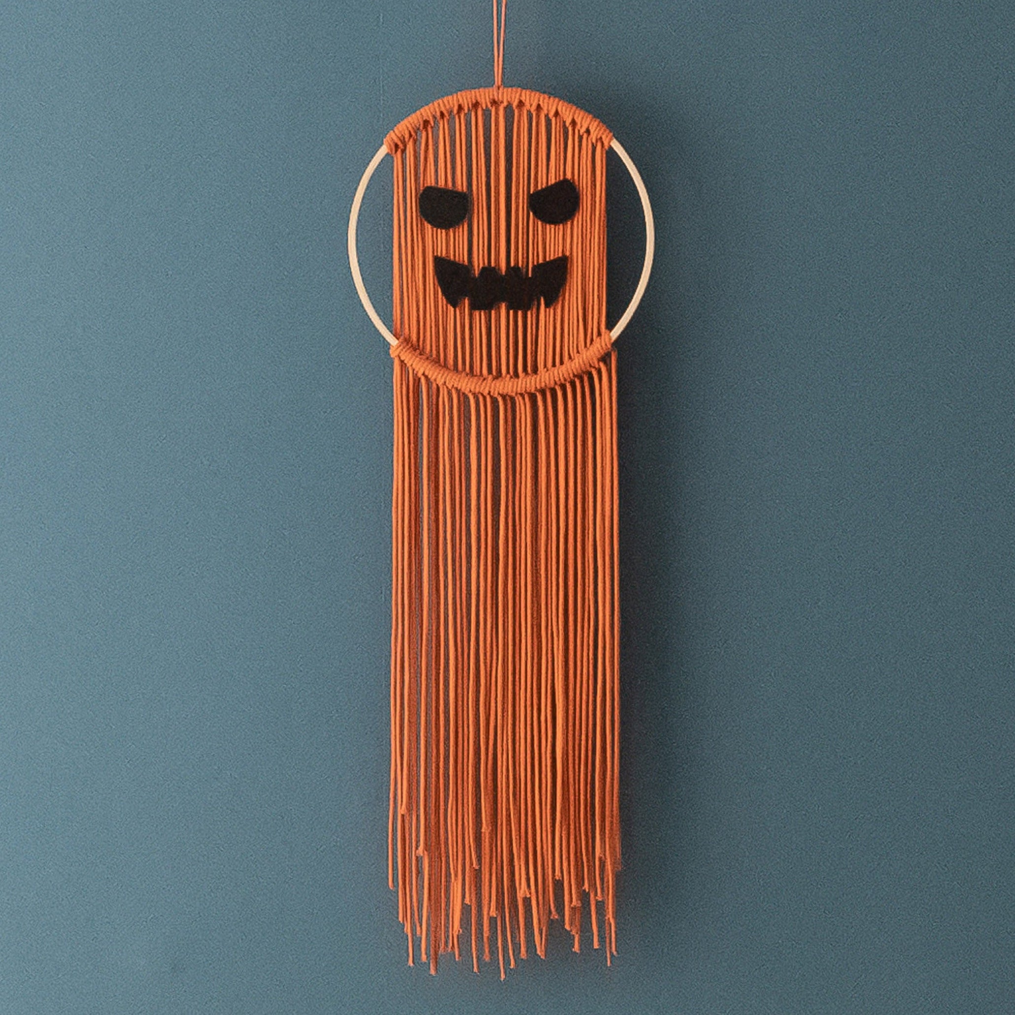 Macrame Ghost Halloween Decor for Halloween Wall Decor and Boho Style V74