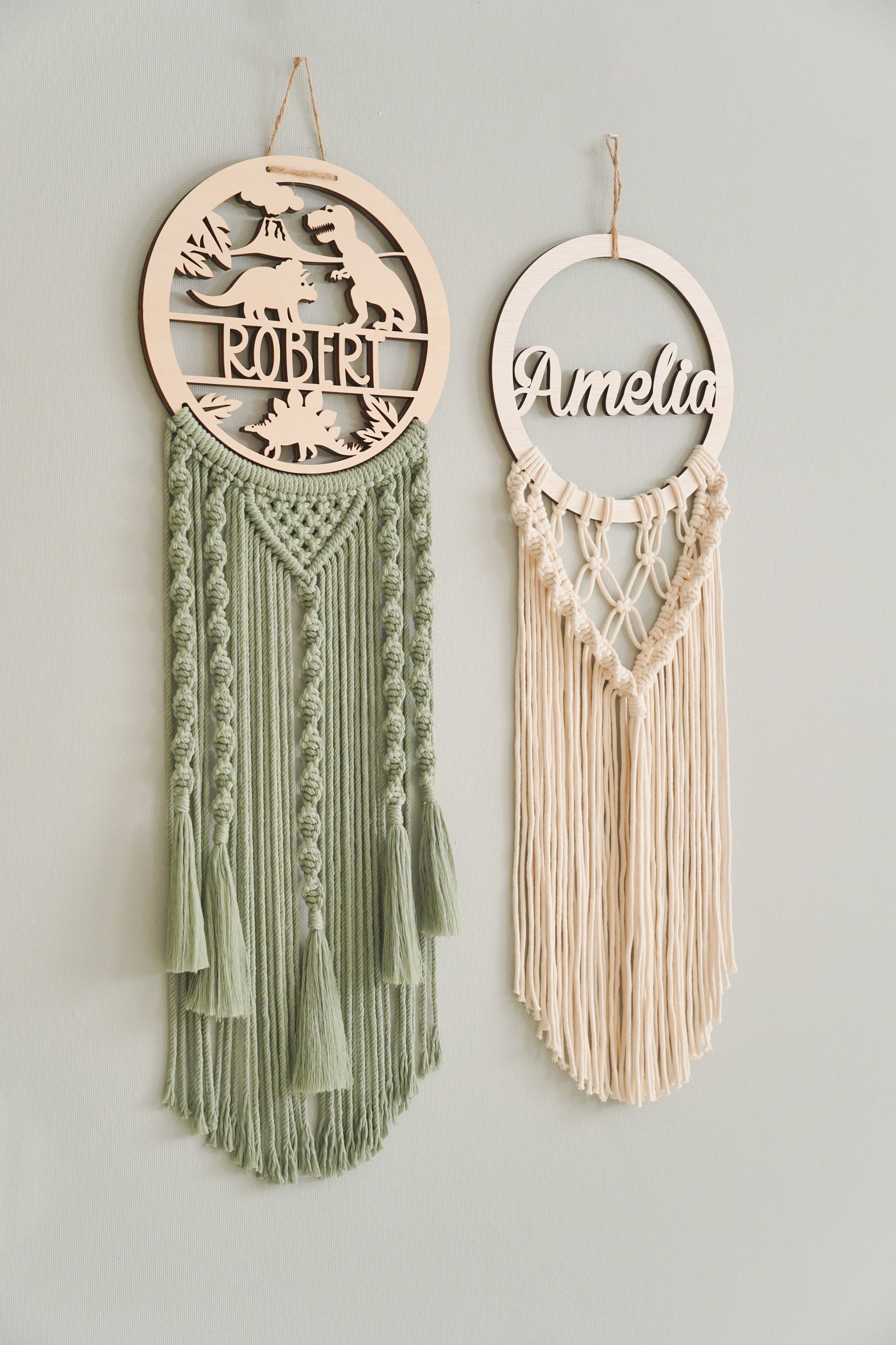 Custom Name Sign DIY Kit - Macrame Wall Hanging Craft K14