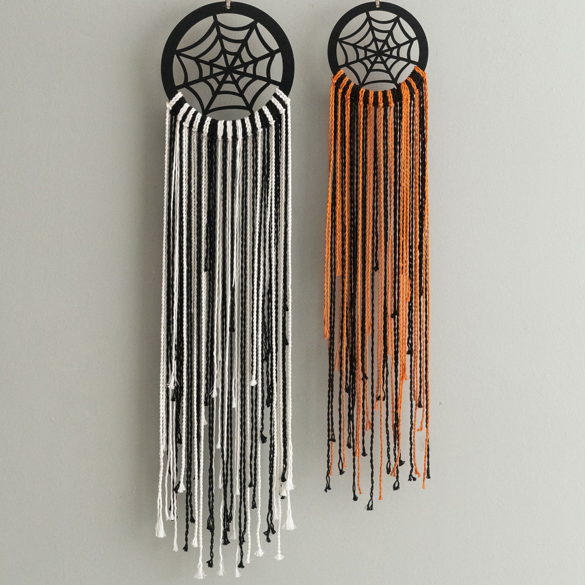 Halloween Macrame Spiderweb Wall Hanging for Halloween Decor U15