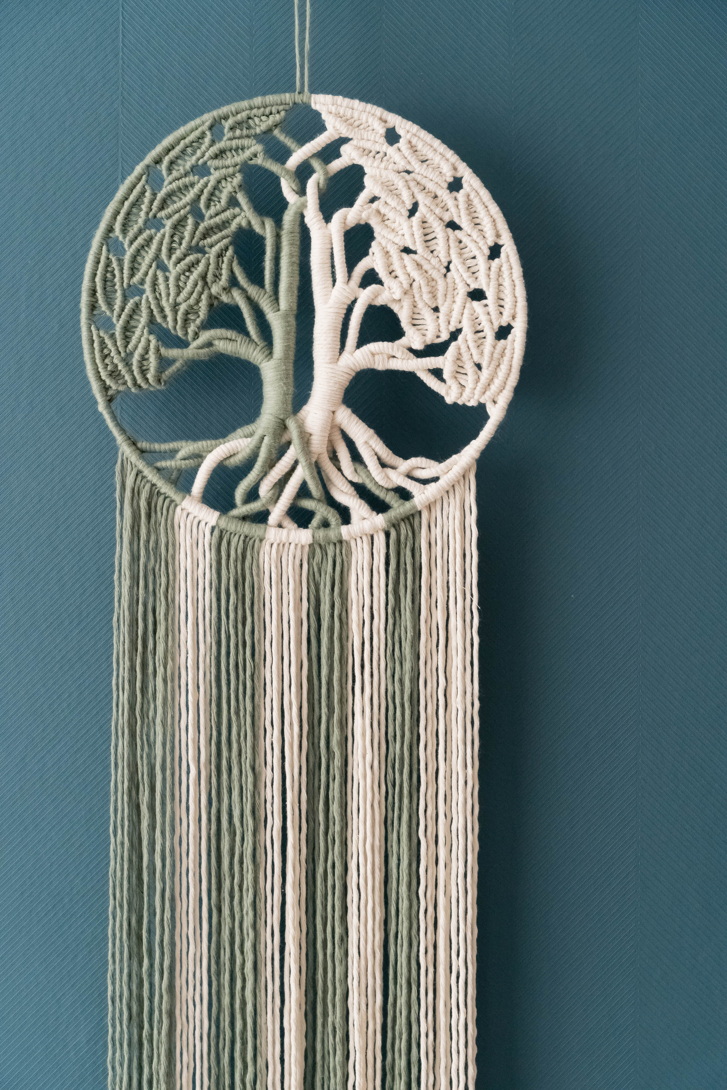 Macrame Wall Hanging – Cotton Tree of Life Decor V78