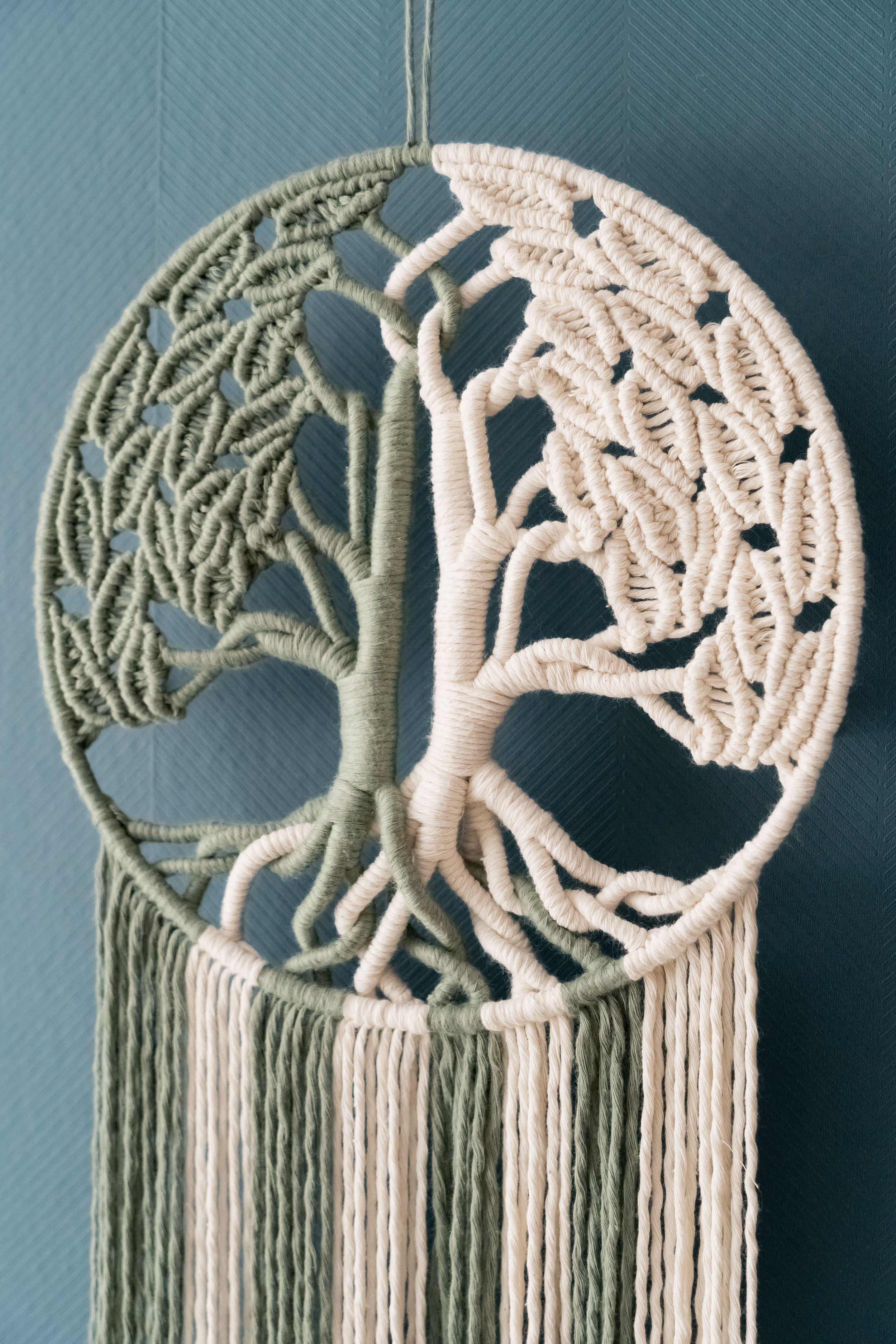 Macrame Wall Hanging – Cotton Tree of Life Decor V78
