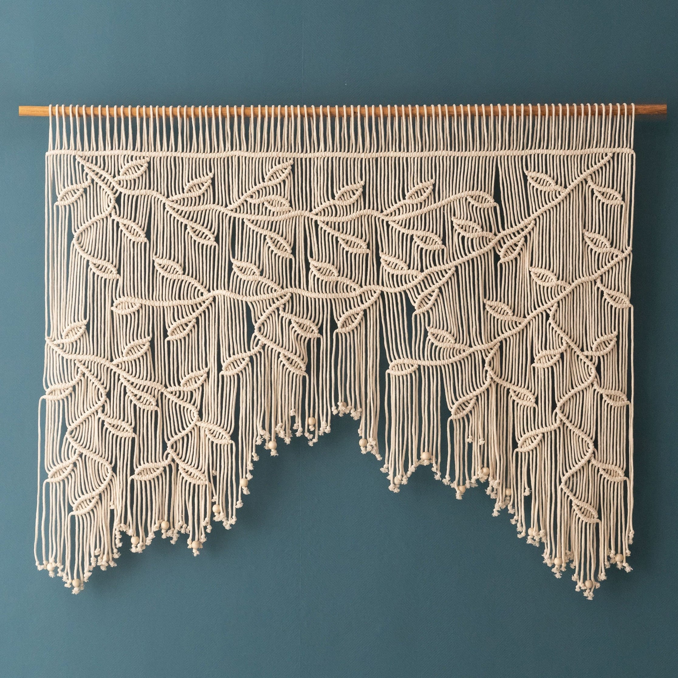 Macrame Curtain macrame cord for boho wall curtain decor C02