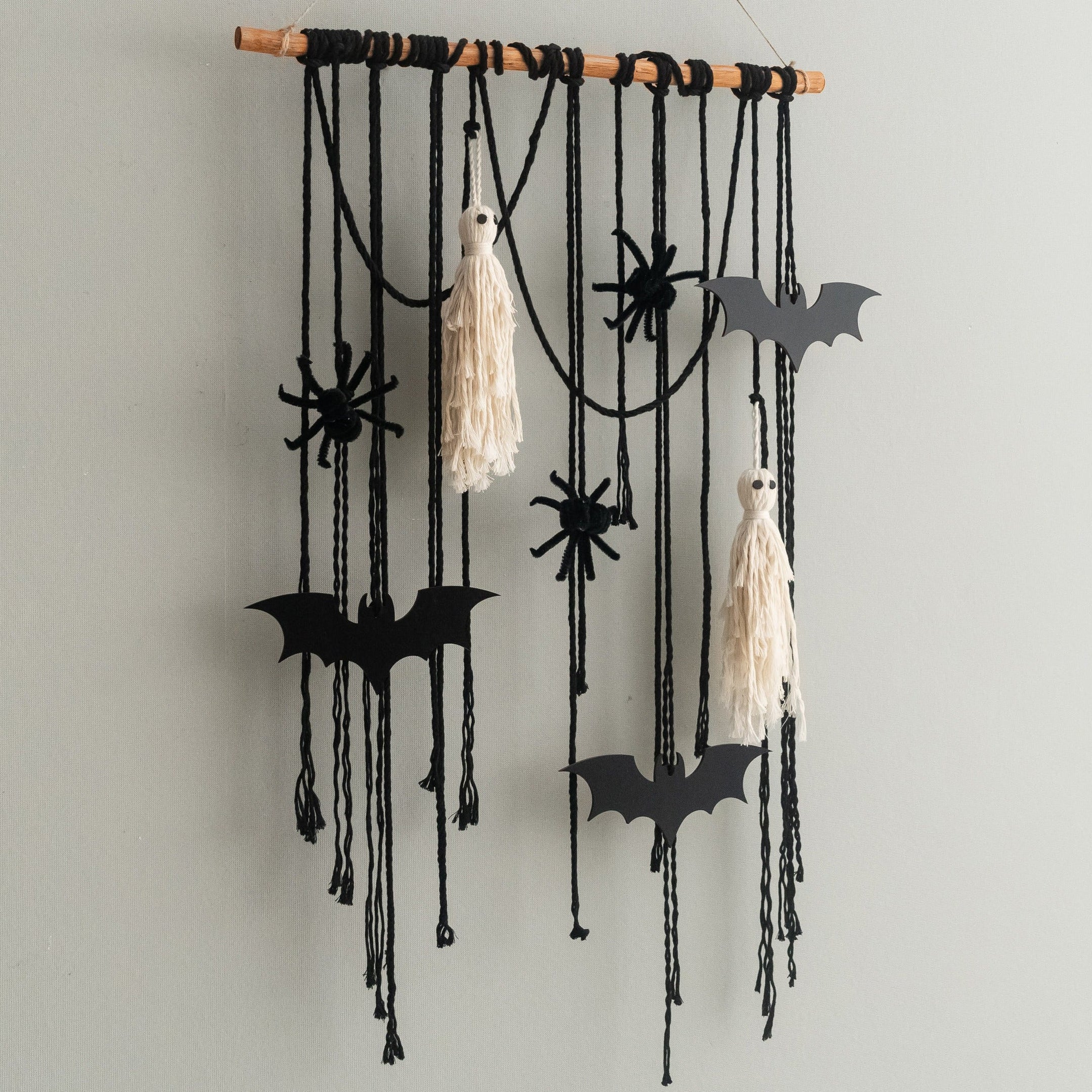 Halloween Macrame Wall Hanging Decor for Spooky Wall Decor U16
