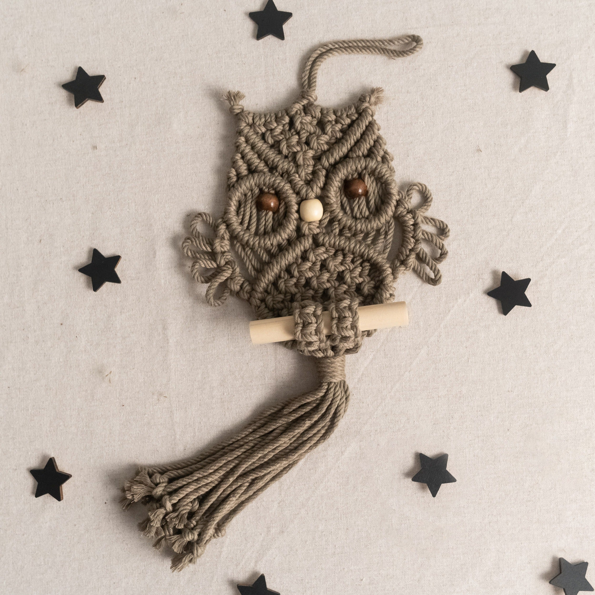 Macrame Owl Pattern for Macrame Decor and DIY Wall Art P51