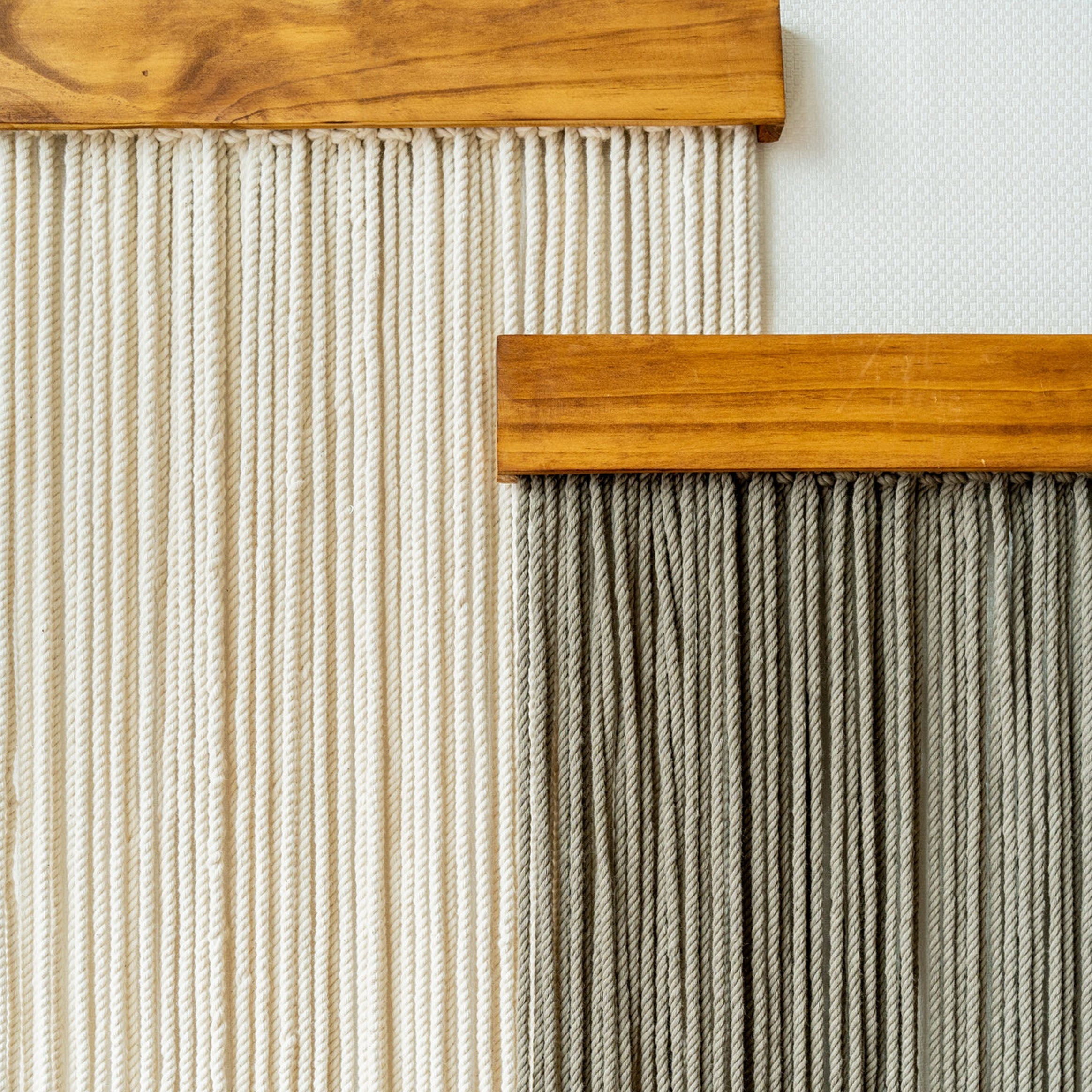 The Stillness Wall Hanging – Neutral Boho Cotton Cord Decor W18