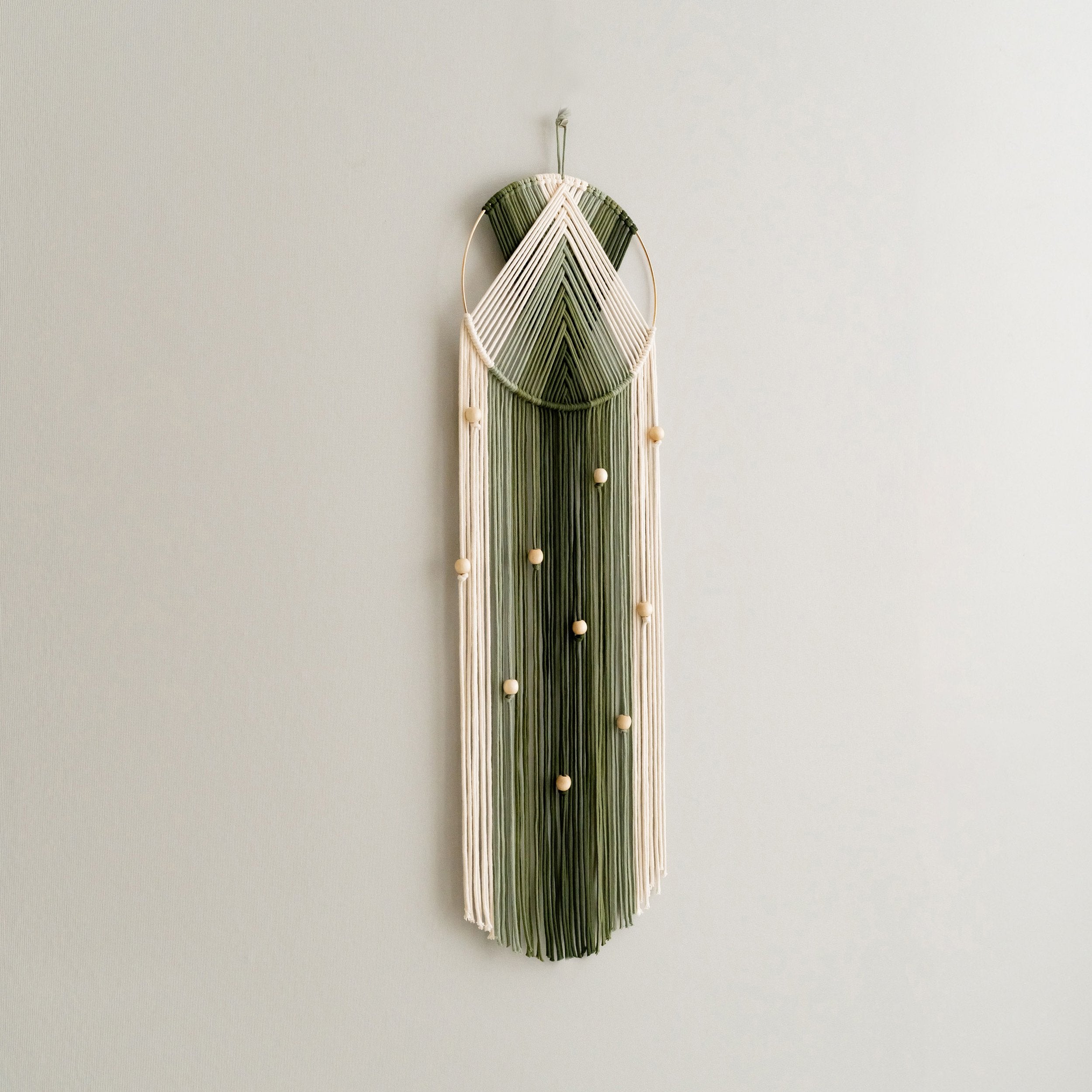 Boho Macrame Wall Hanging – Cotton Dreamcatcher Wall Decor Handmade V51