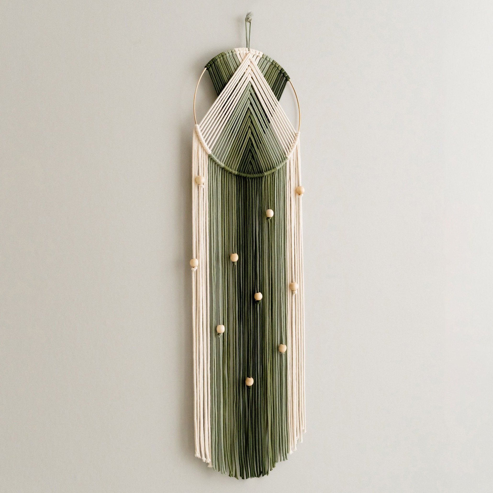 Boho Macrame Wall Hanging – Cotton Dreamcatcher Wall Decor Handmade V51