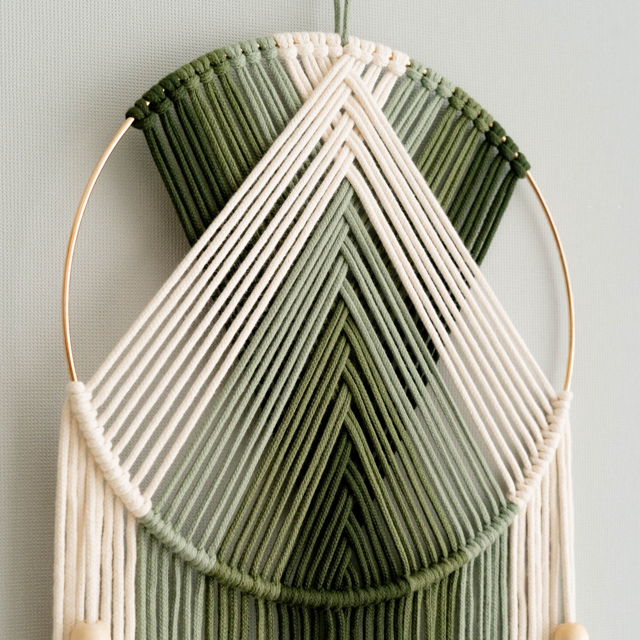 Boho Macrame Wall Hanging – Cotton Dreamcatcher Wall Decor Handmade V51