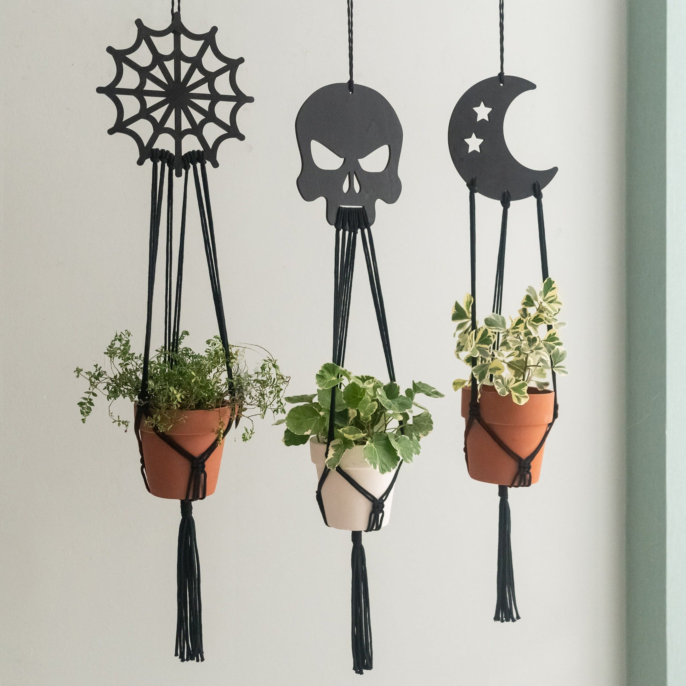 Gothic Macrame Plant Hanger macrame for Hanging Plant Decor I98