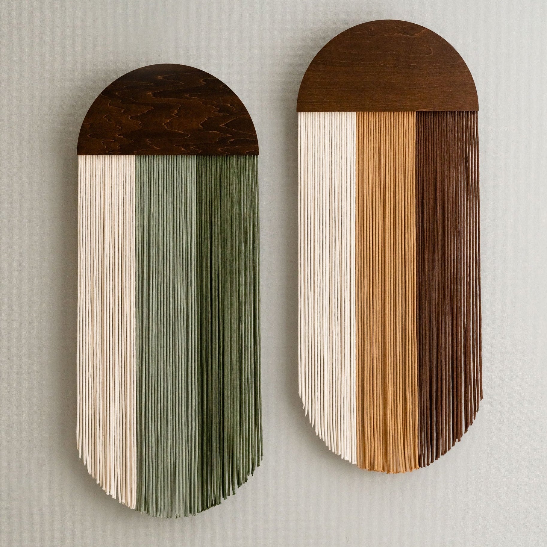 Macrame Wall Art - Octopus Wall Hanging in Minimalist Cotton Style V61