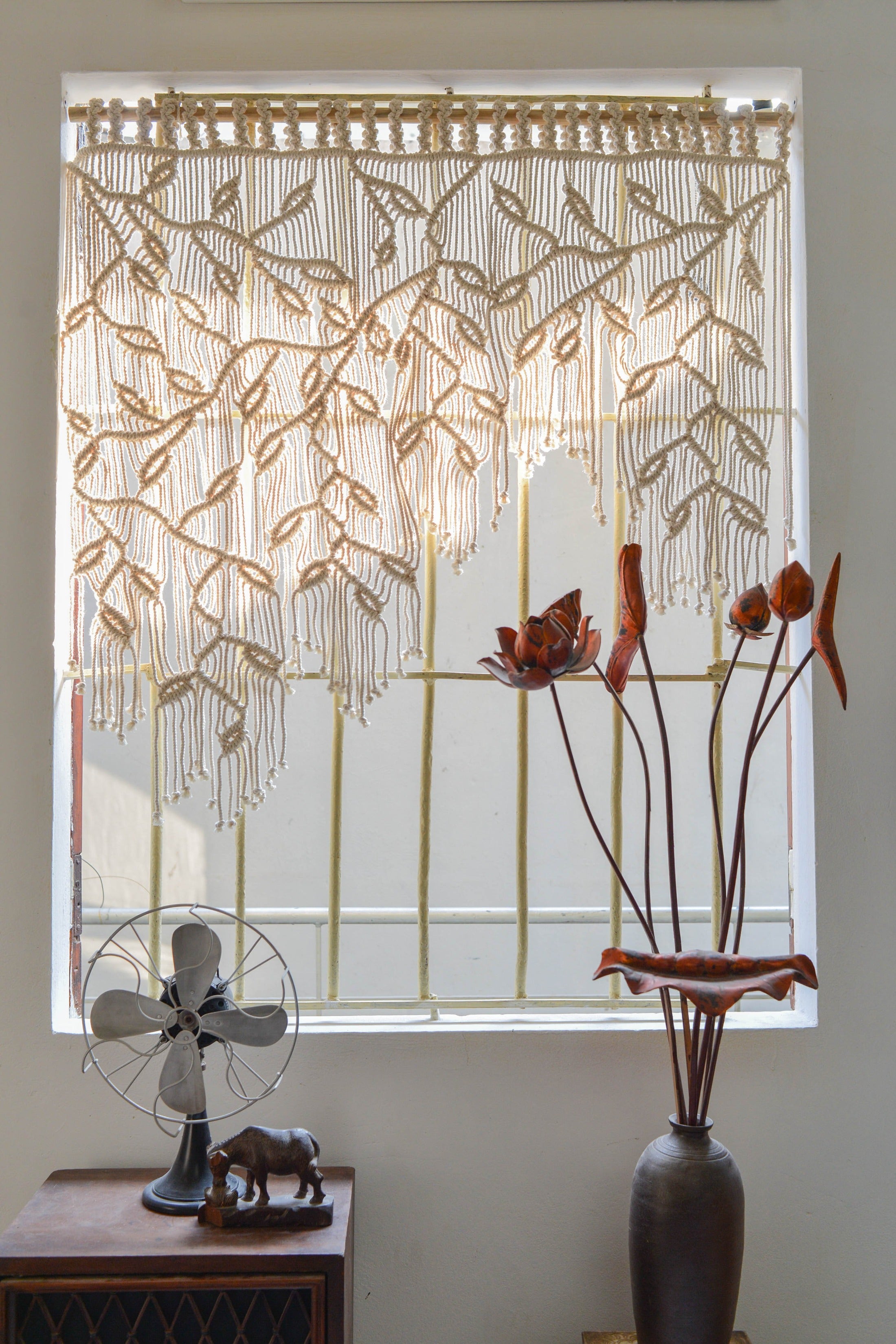 Macrame Curtain for Boho Wall Hanging and Home Decor C10