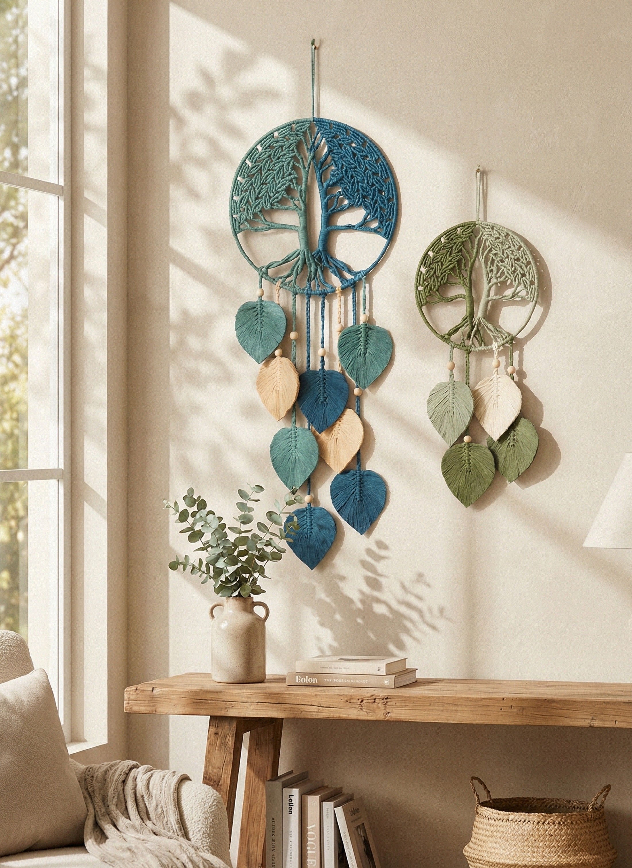 Macrame Tree Of Life Wall Hanging Macrame for Meditation Room Decor W19