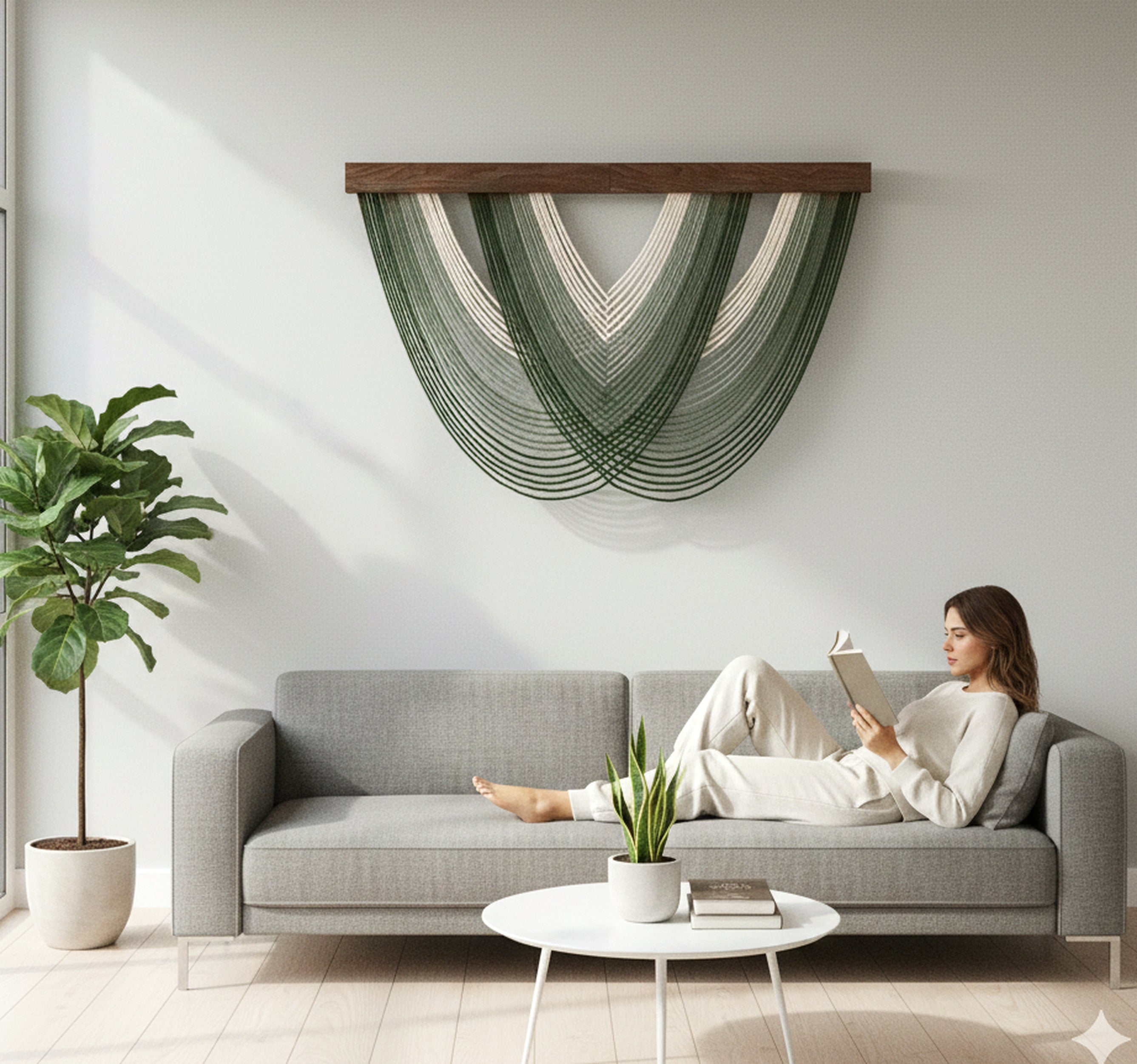 The Matrix Macrame Wall Hanging macrame for Boho Wall Decor V16