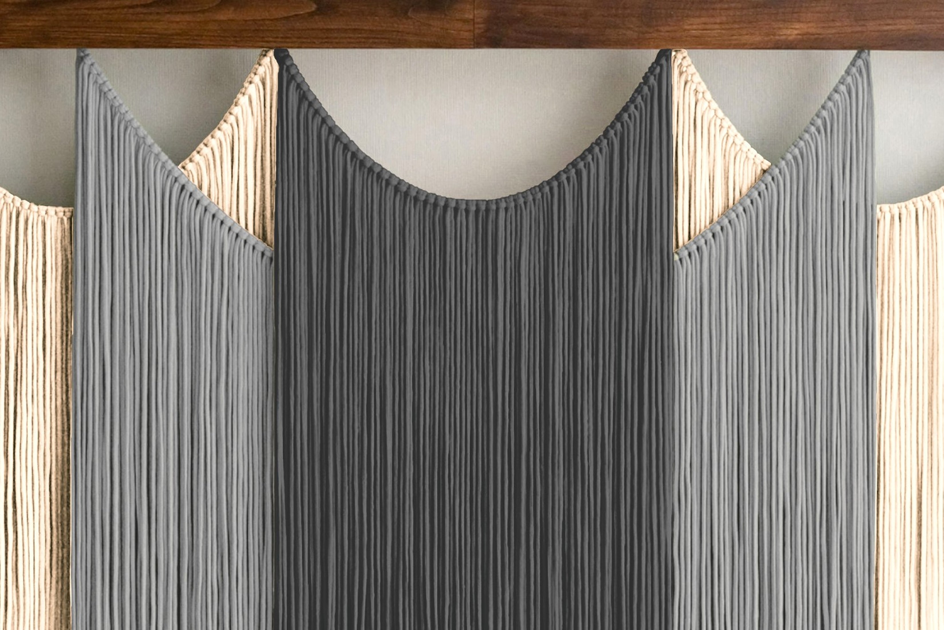 Soft Layers Wall Hanging macrame cord for boho wall decor V29