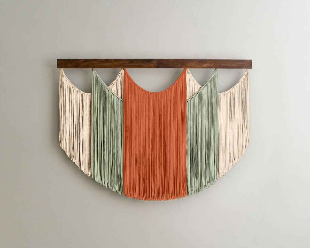 Soft Layers Wall Hanging macrame cord for boho wall decor V29