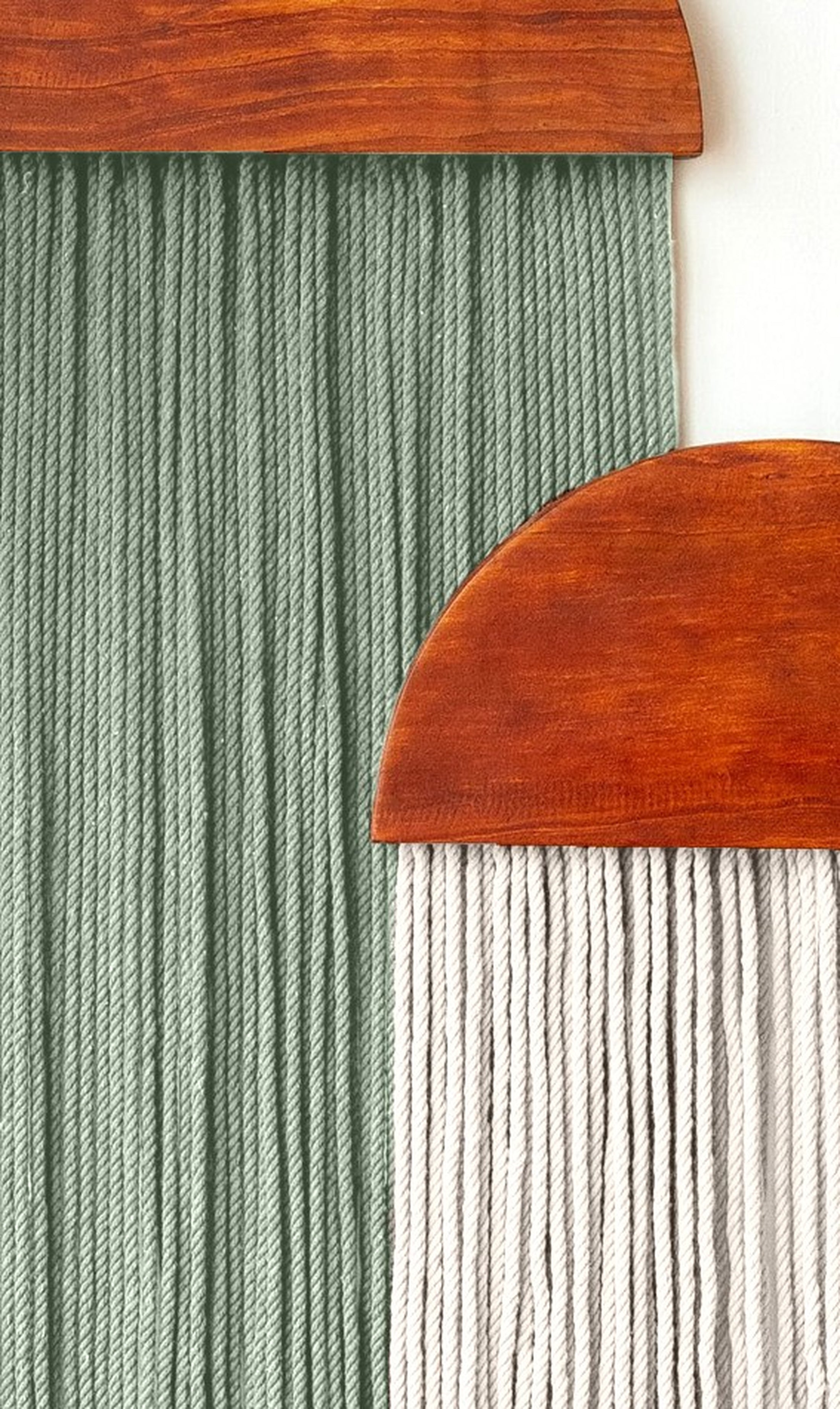 The Half Moon Wall Hanging macrame wall hanging for boho wall art W21