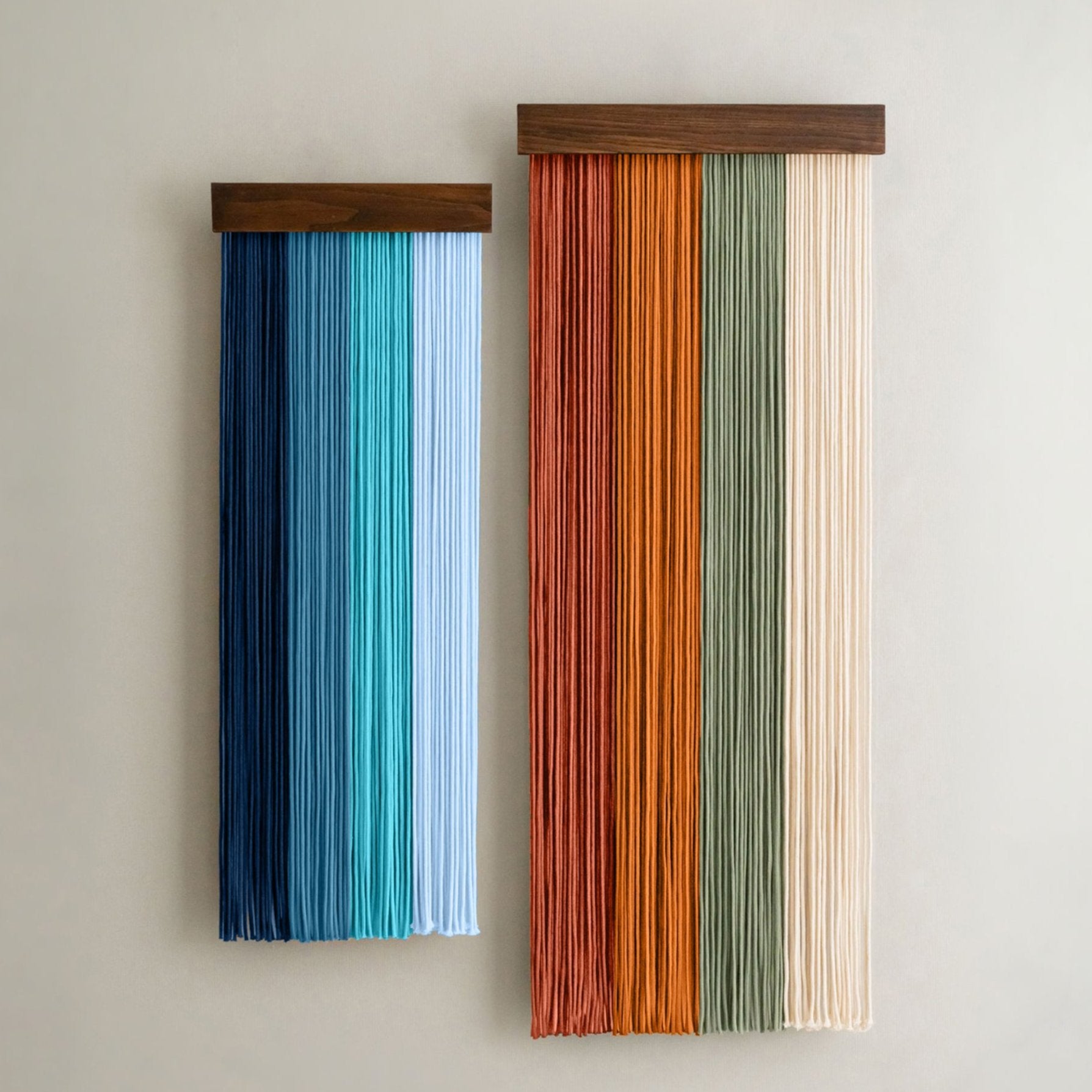 The Fade Wall Hanging – Gradient Cotton Macrame for Modern Decor W76