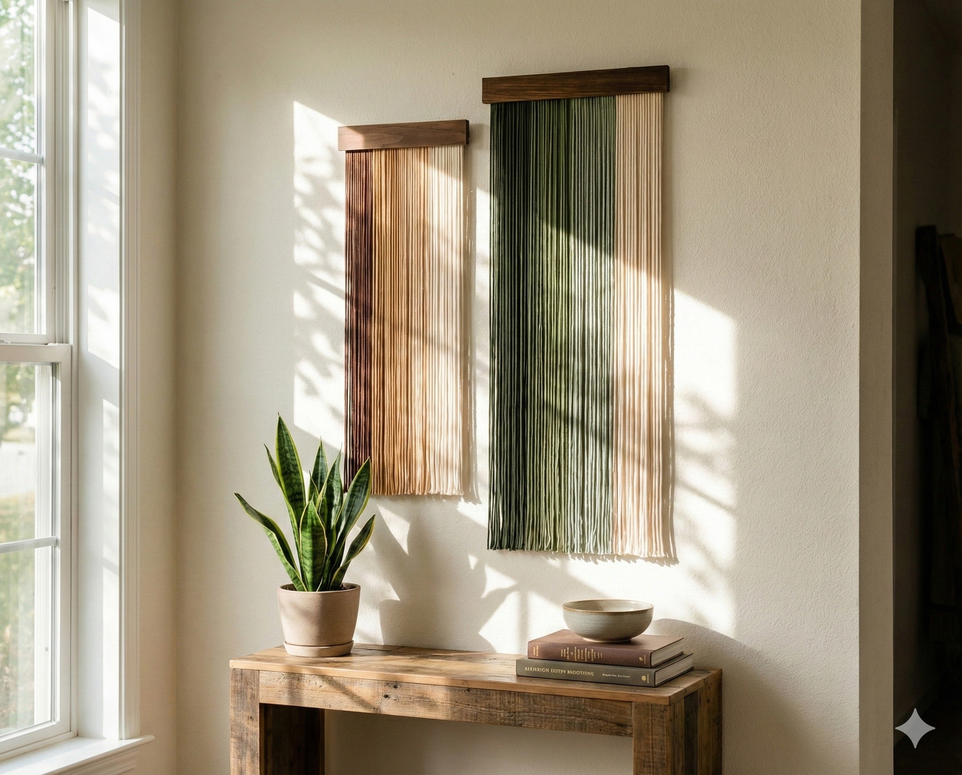 The Fade Wall Hanging – Gradient Cotton Macrame for Modern Decor W76