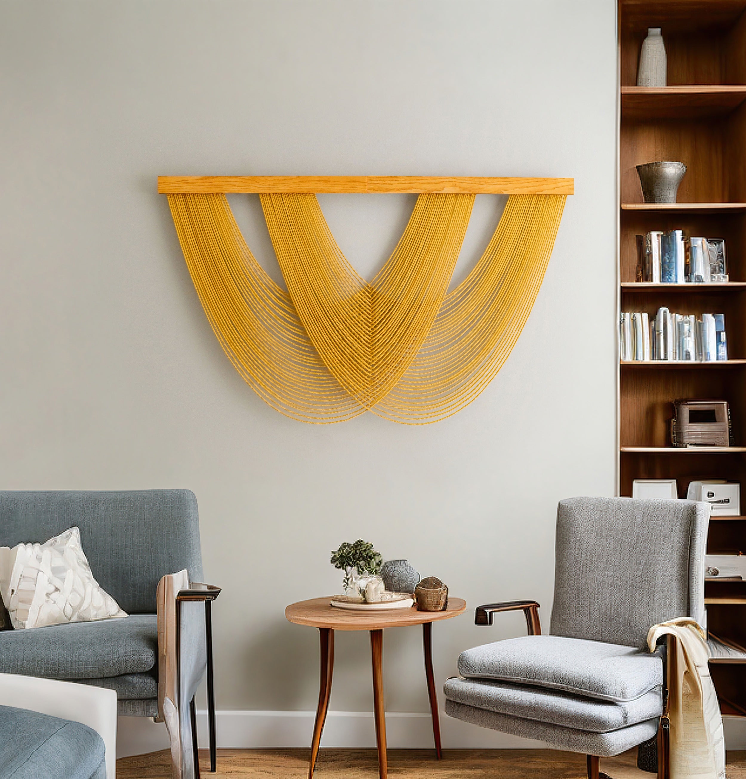 Boho Minimalist Macrame Wall Art - The Harmony Jellyfish W99