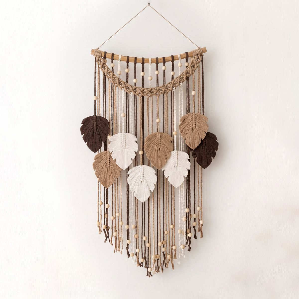 Macrame Wall Hanging Easy – Raindrop Leaf Decor L22