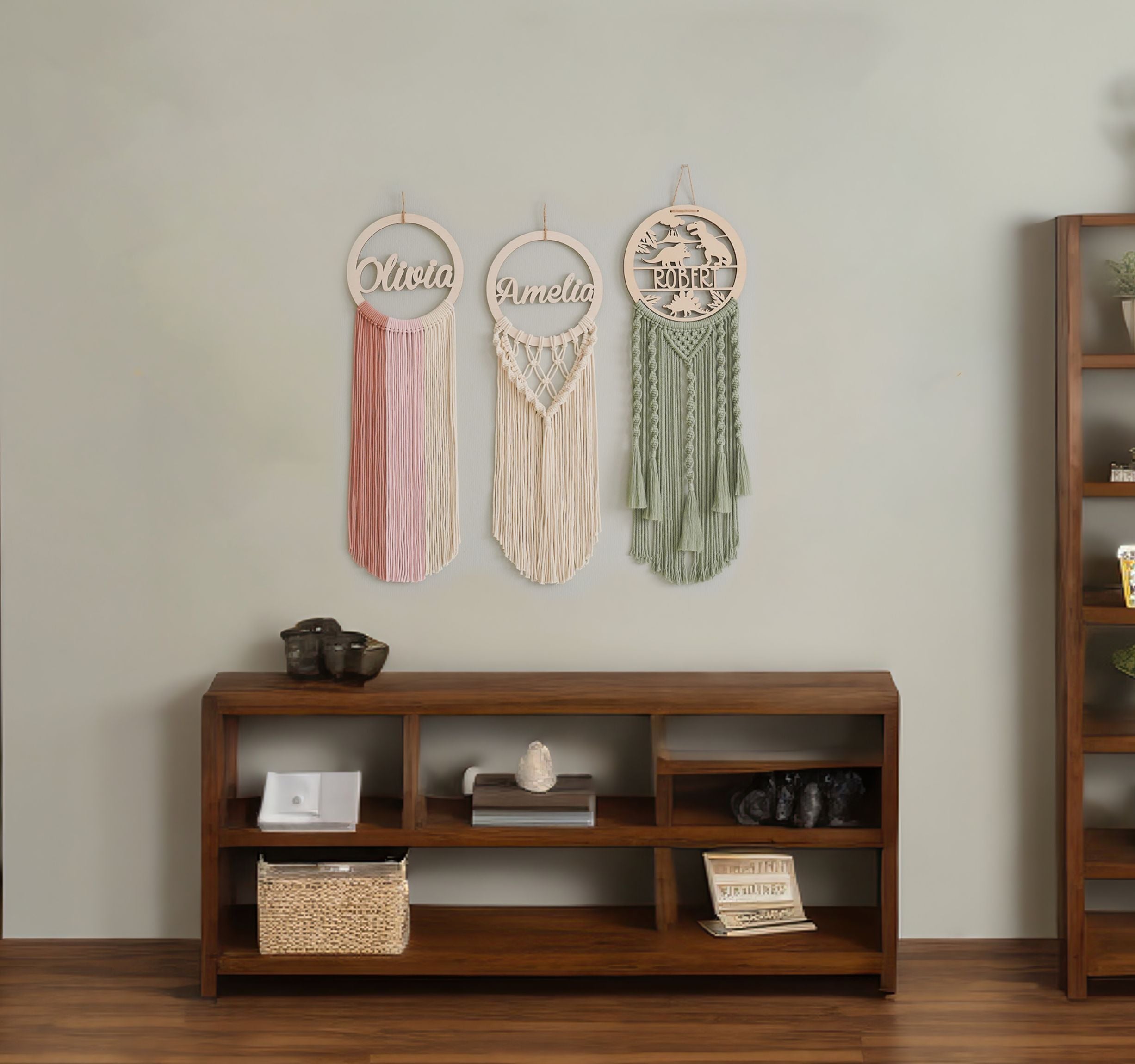 Custom Name Sign DIY Kit - Macrame Wall Hanging Craft K14