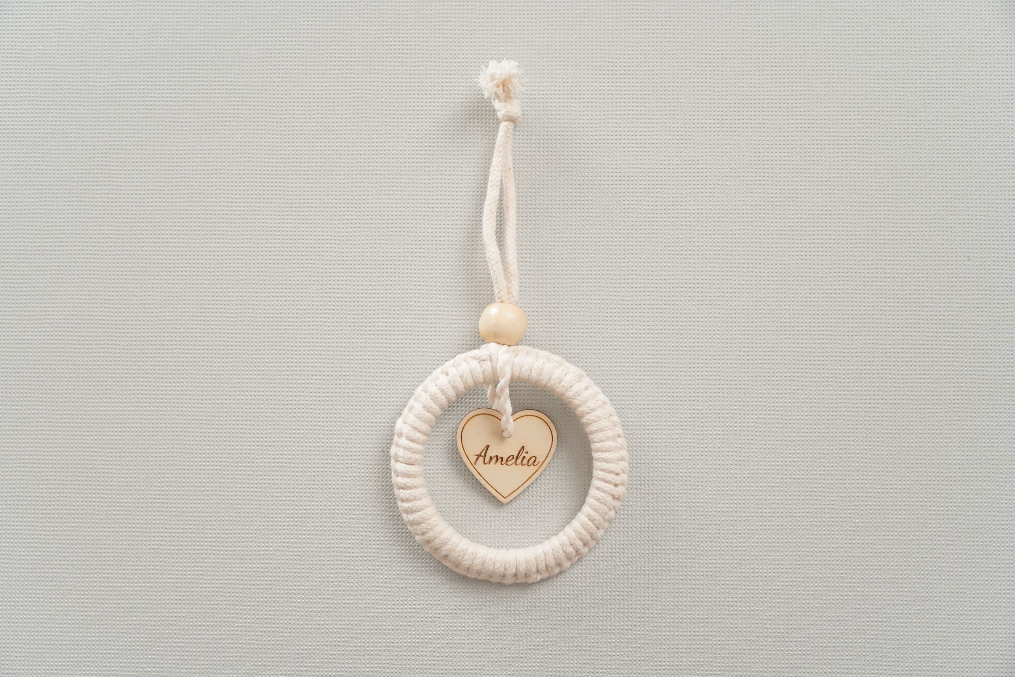 Macrame Set of 3 Christmas Wreath Pattern for DIY Decor P66