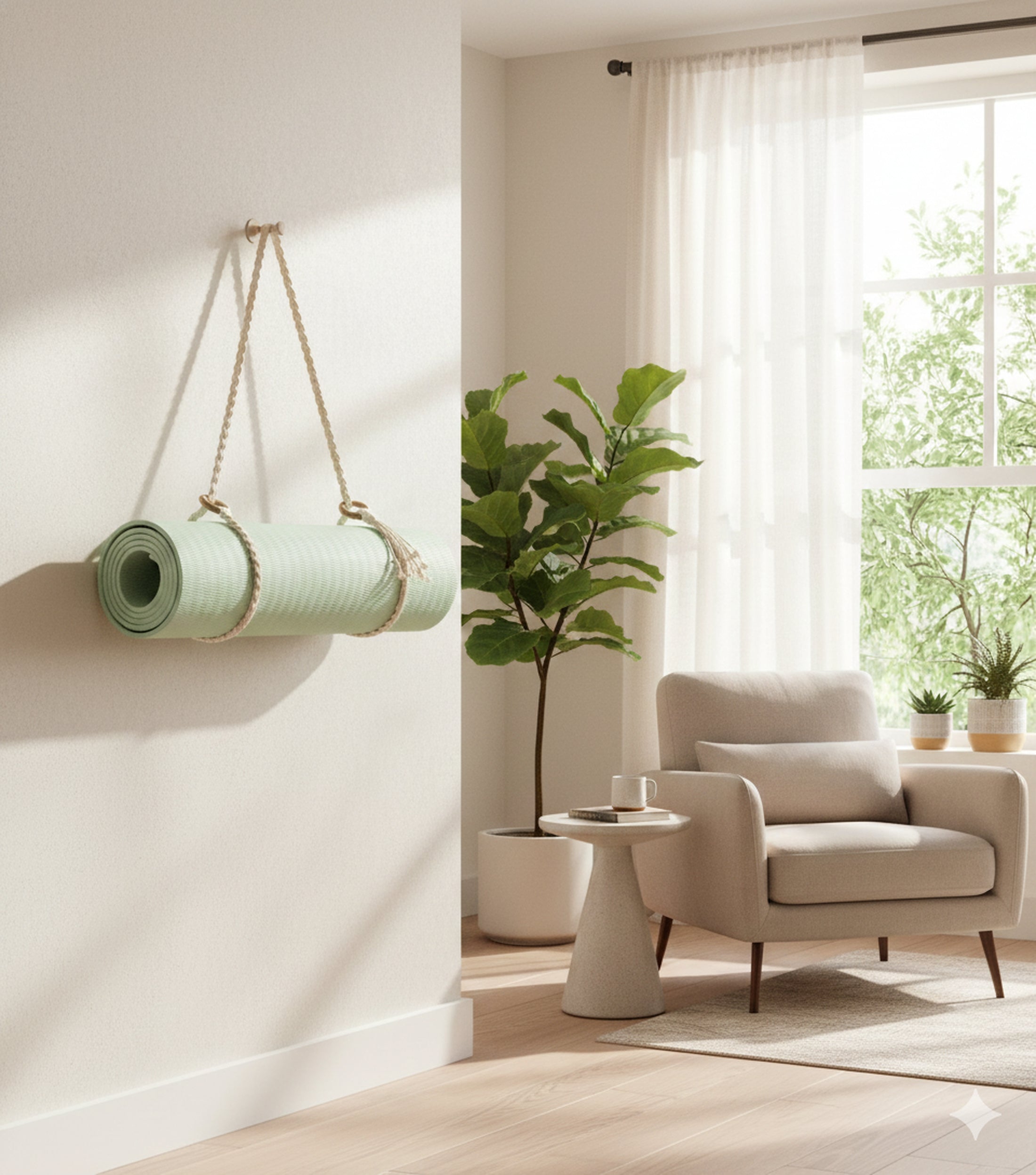 Macrame Yoga Mat Strap for Yoga Mat Holder and Boho Decor I83