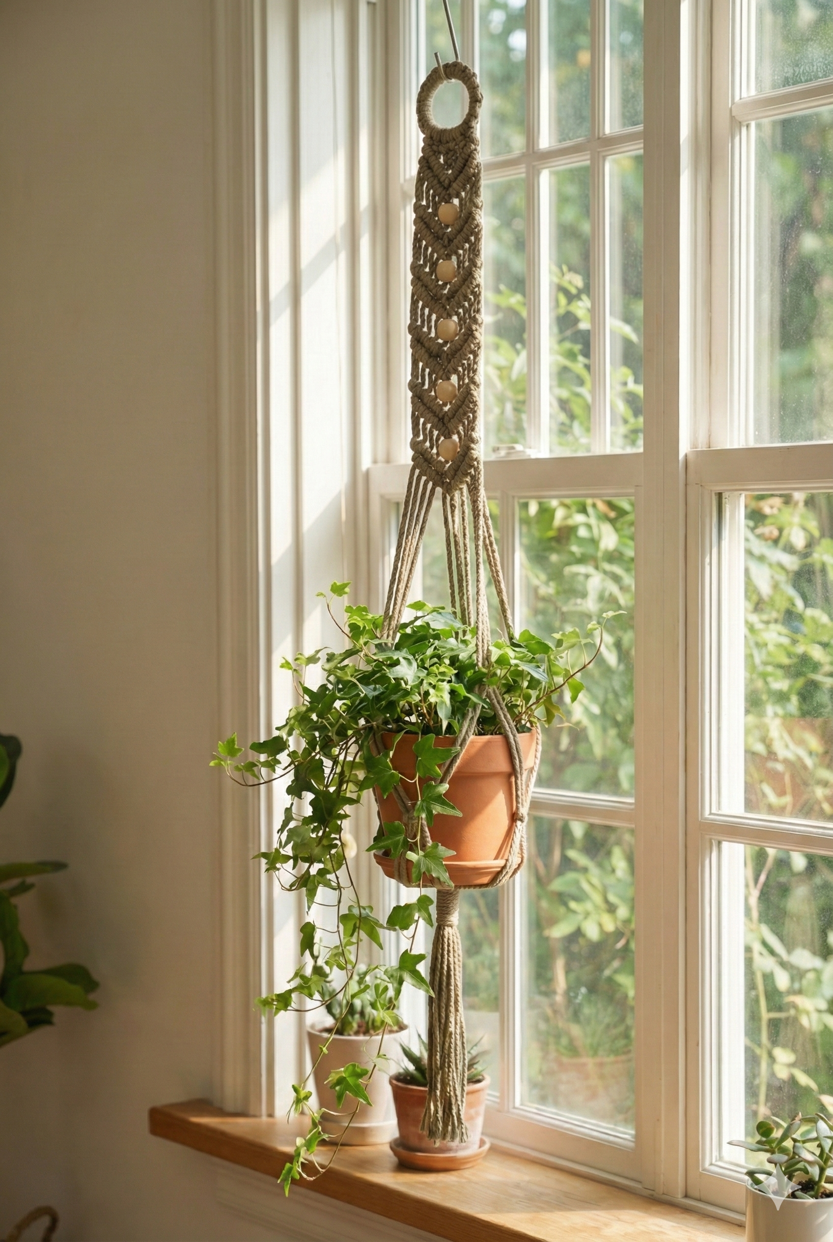 Macrame Plant Hanger Pattern for boho decor P34