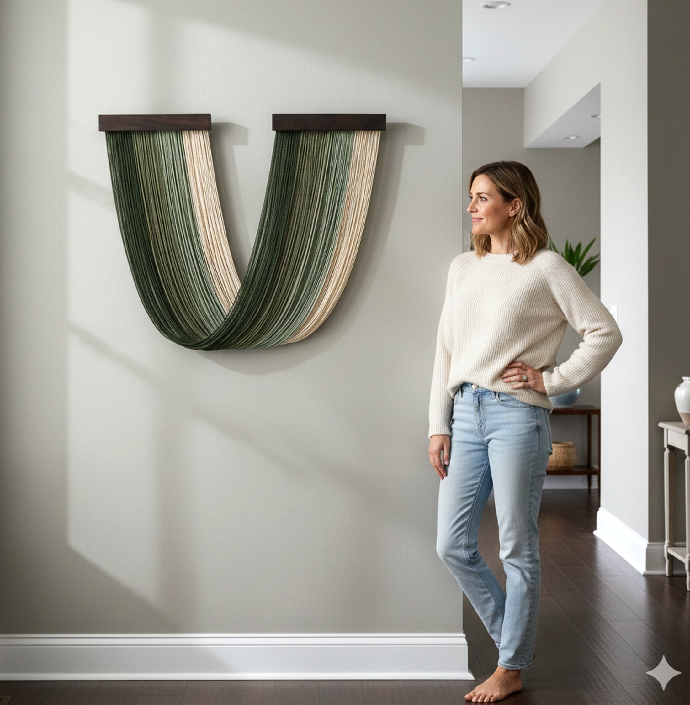 The Milky Way Macrame Wall Hanging for Modern Wall Decor W59