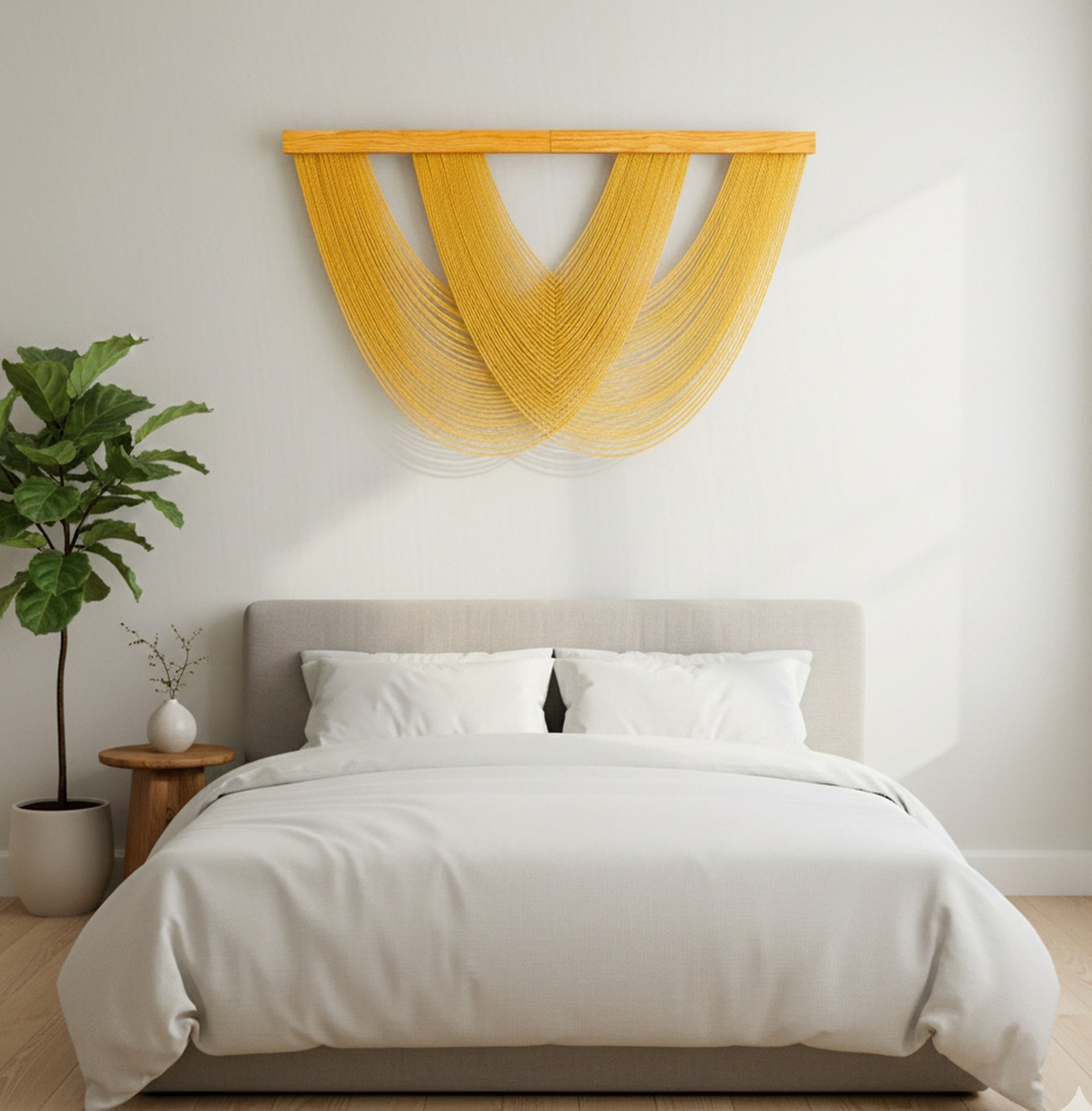 Boho Minimalist Macrame Wall Art - The Harmony W99