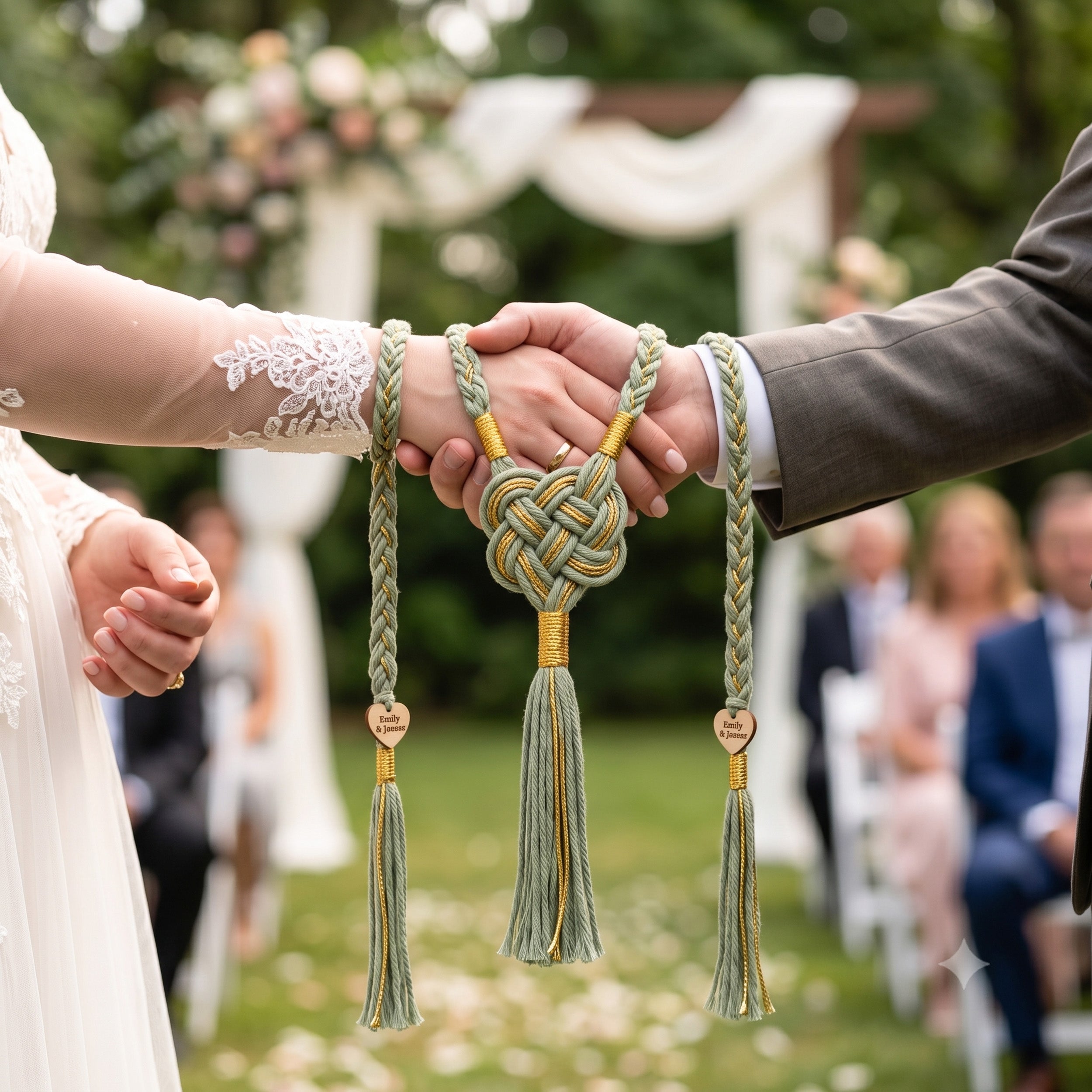 Braided Handfasting Ceremony Cord for Celtic Weddings T20