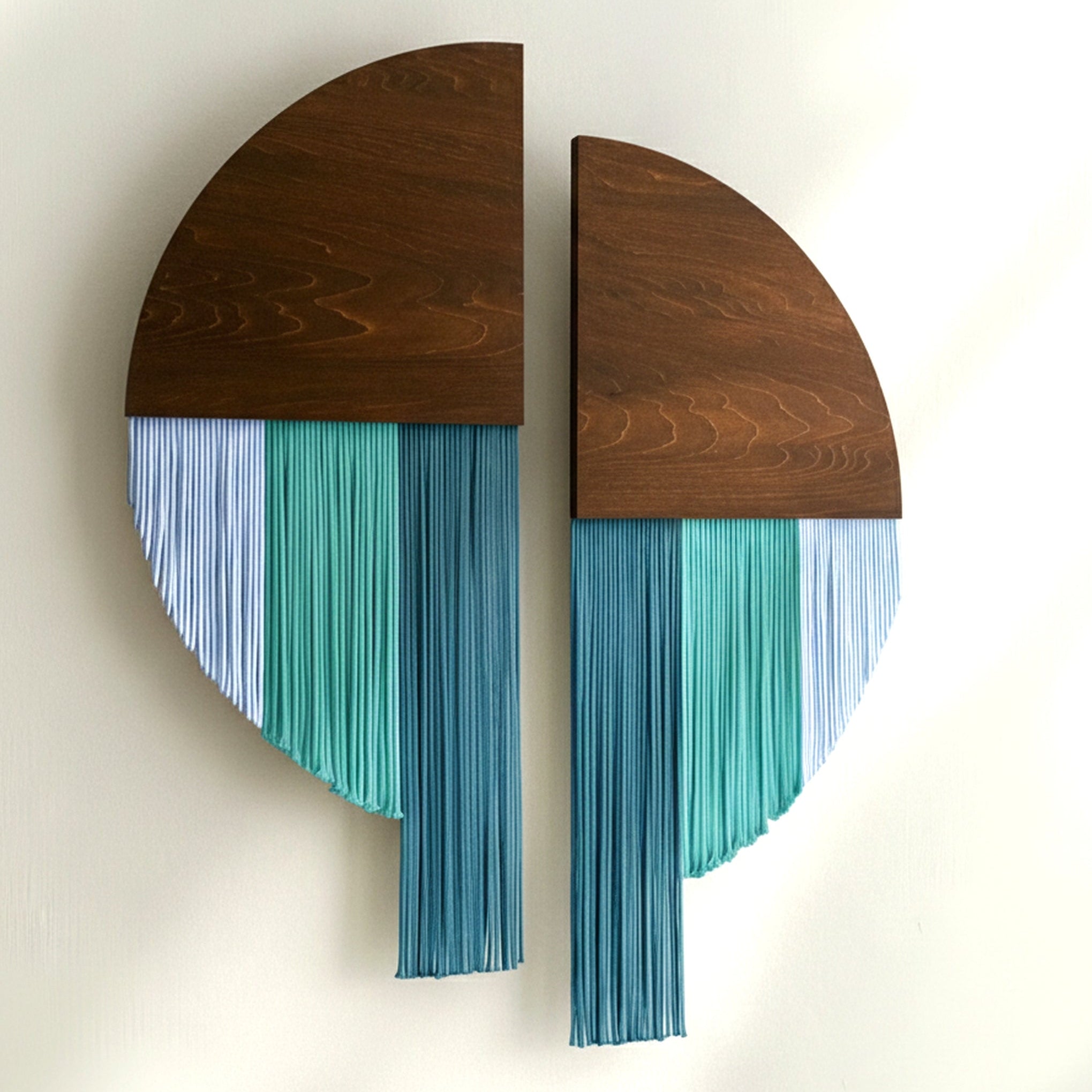 Modern Wall Hanging - Soulmate Wall Hanging in Fiber Art V65