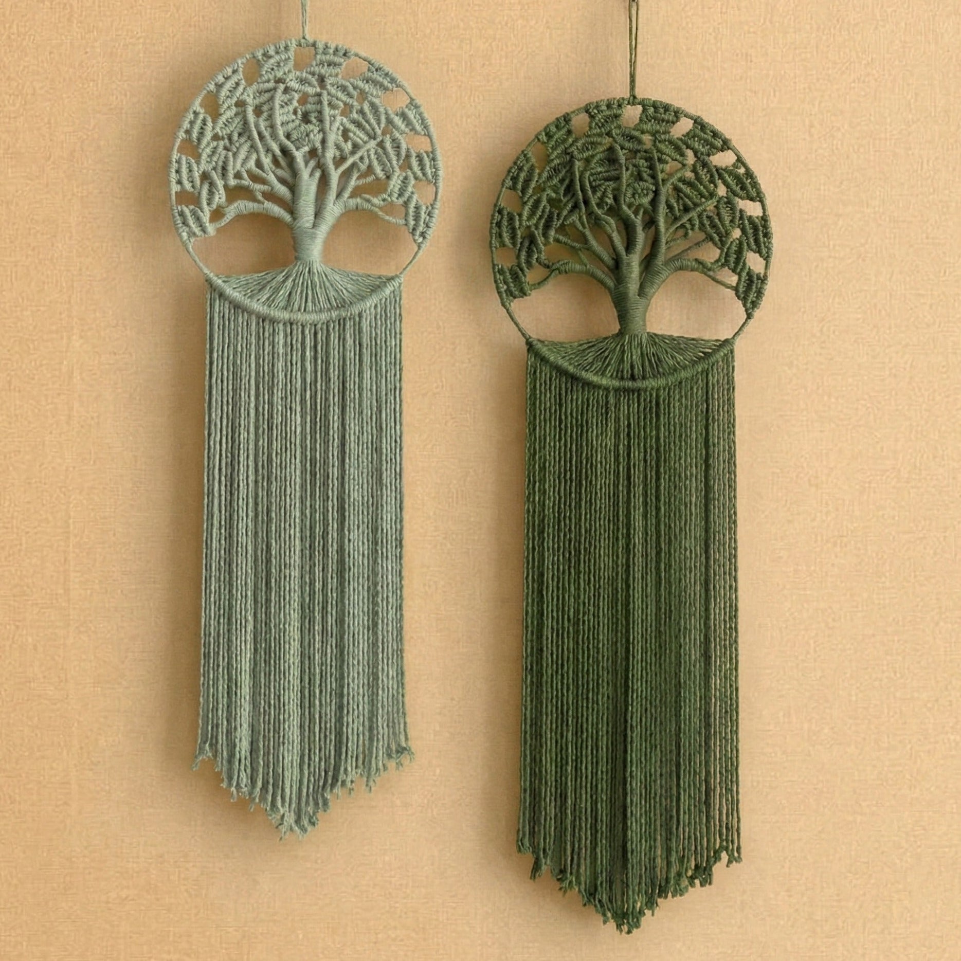 Macrame Tree Of Life Wall Hanging for Boho Wall Decor V41