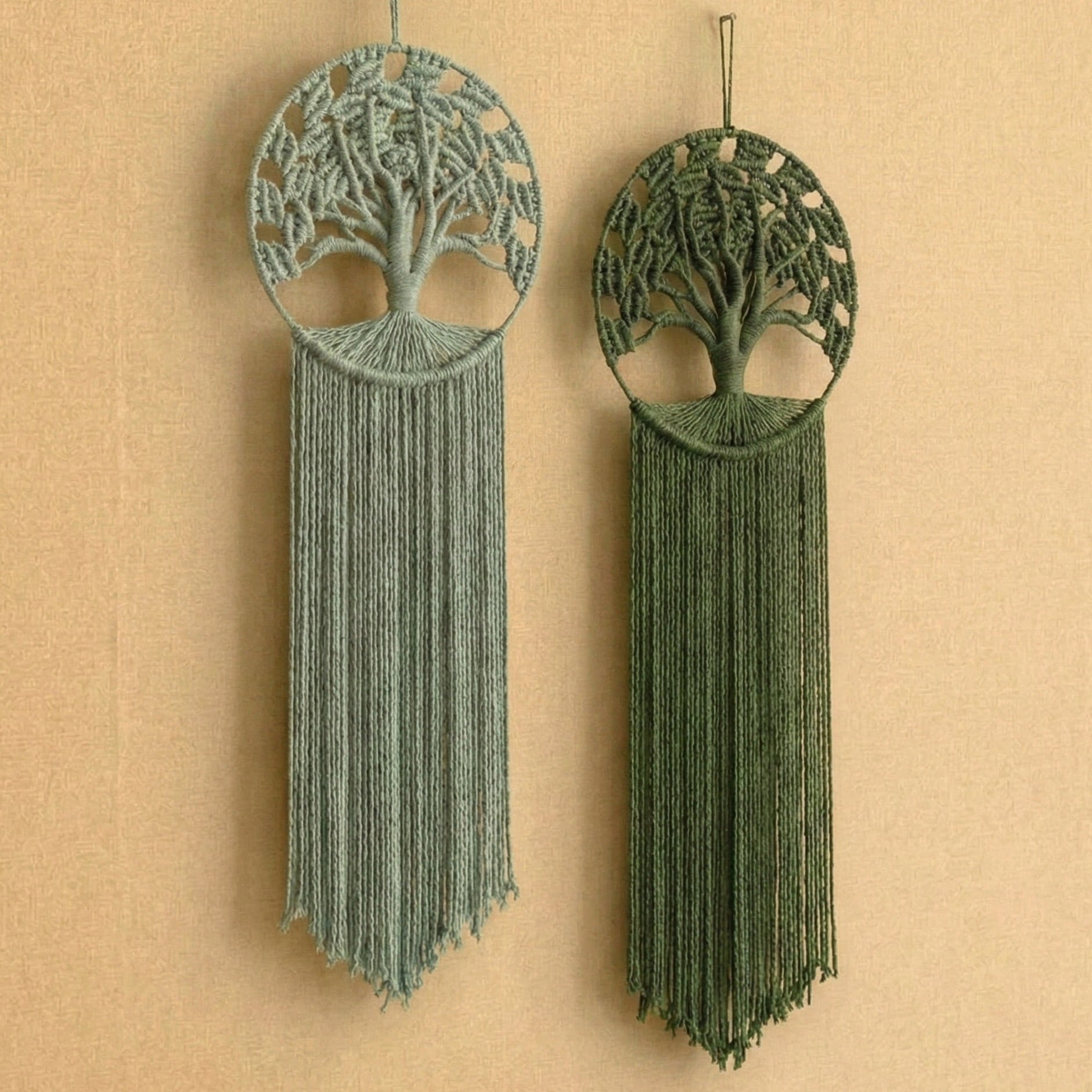 Macrame Tree Of Life Wall Hanging for Nature Wall Decor V41